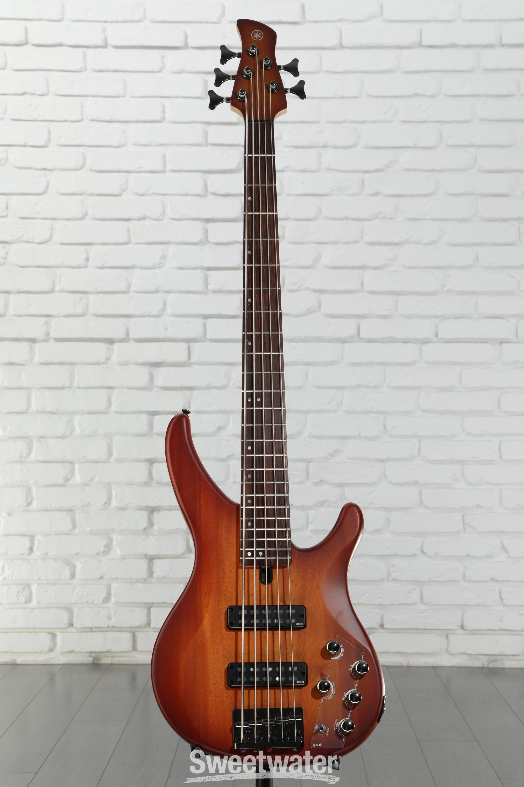ベース Yamaha TRBX 505 Yamaha TRBX505 5-String Premium Electric Bass Guitar Brick