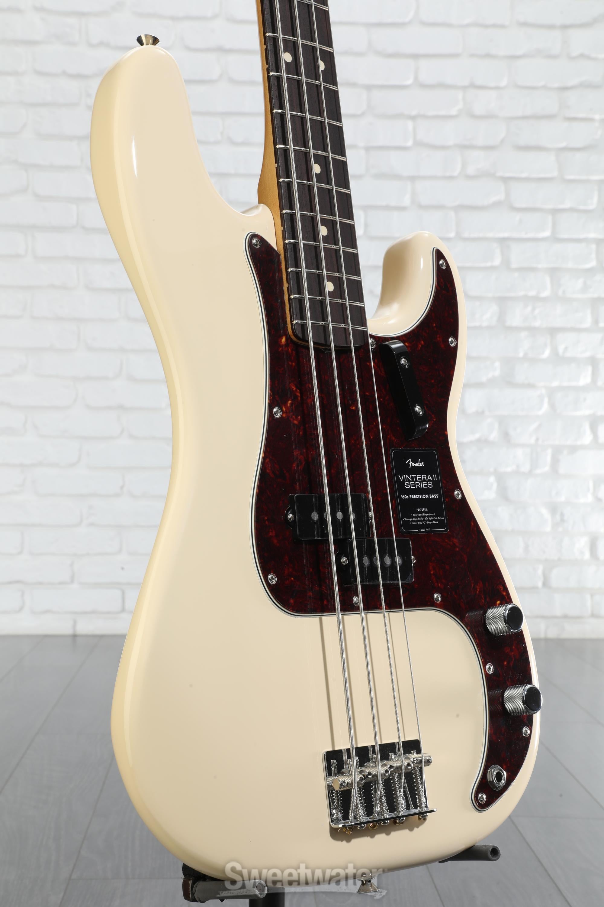 ベース Fender VinteraII 60s Precision Bass Fender Vintera II '60s Precision Bass - Olympic White