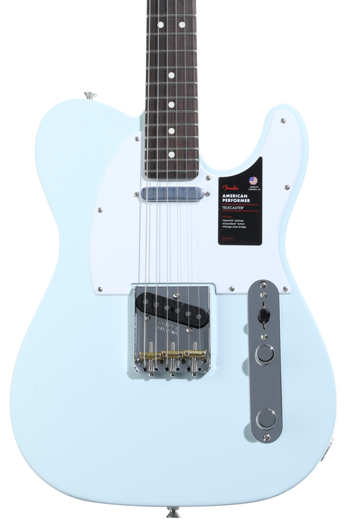 Fender American Performer Telecaster - Satin Sonic Blue with