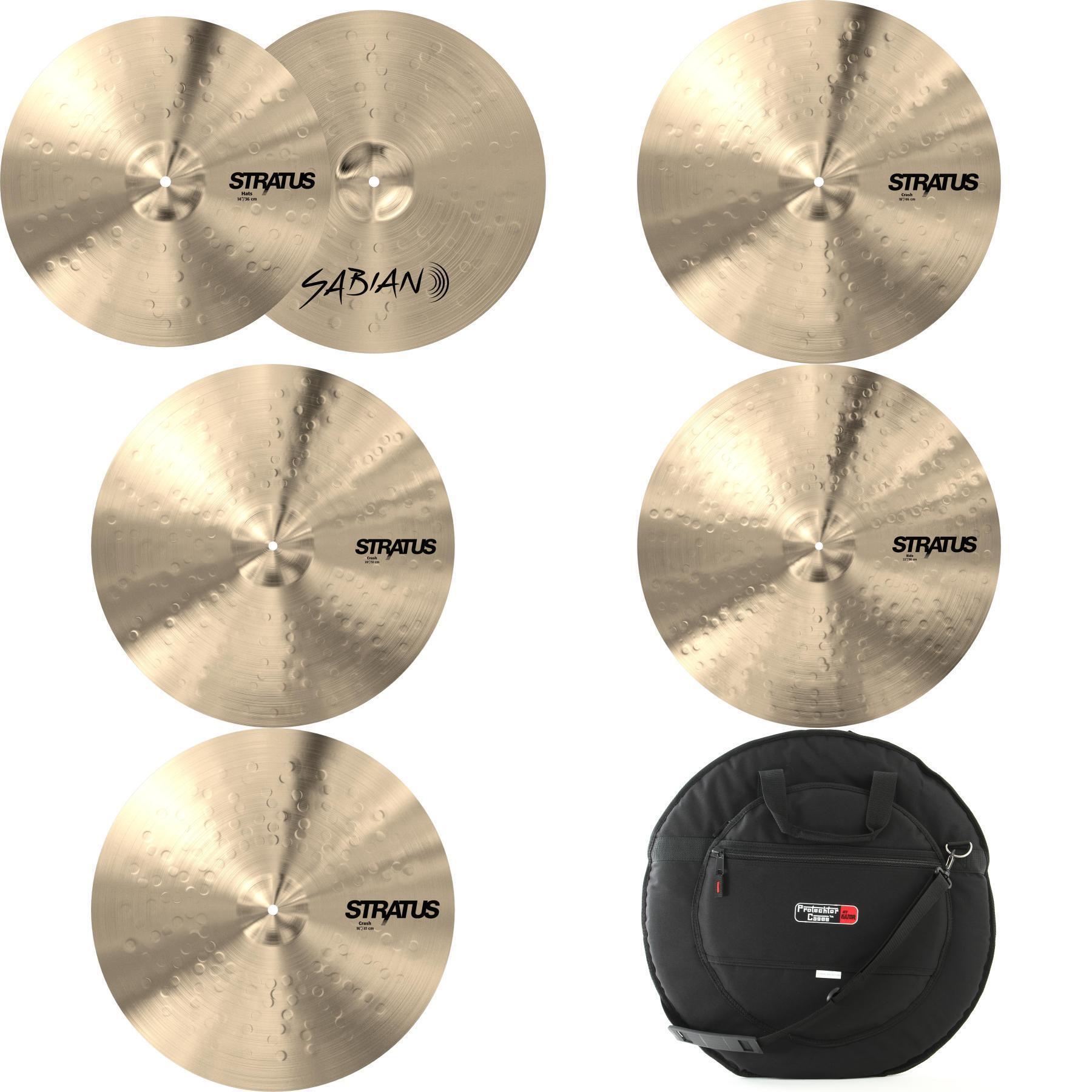 Sabian Stratus 5Piece Cymbal Set with Bag 14/16/18/20/22 inch