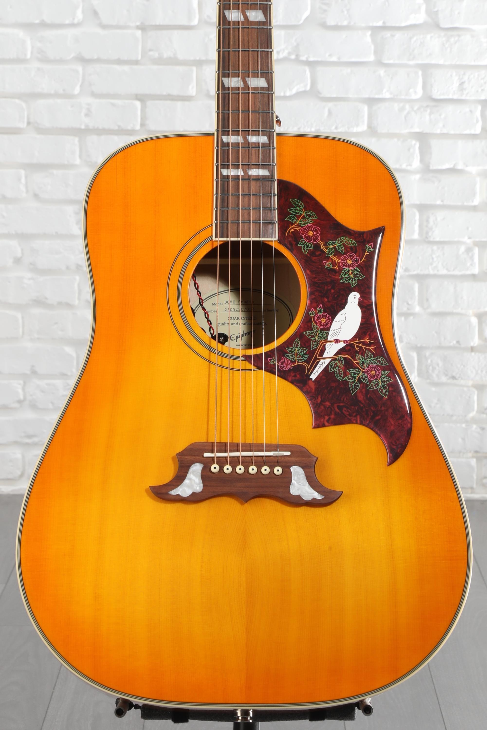 Epiphone Dove Studio Acoustic-electric Guitar - Violin Burst