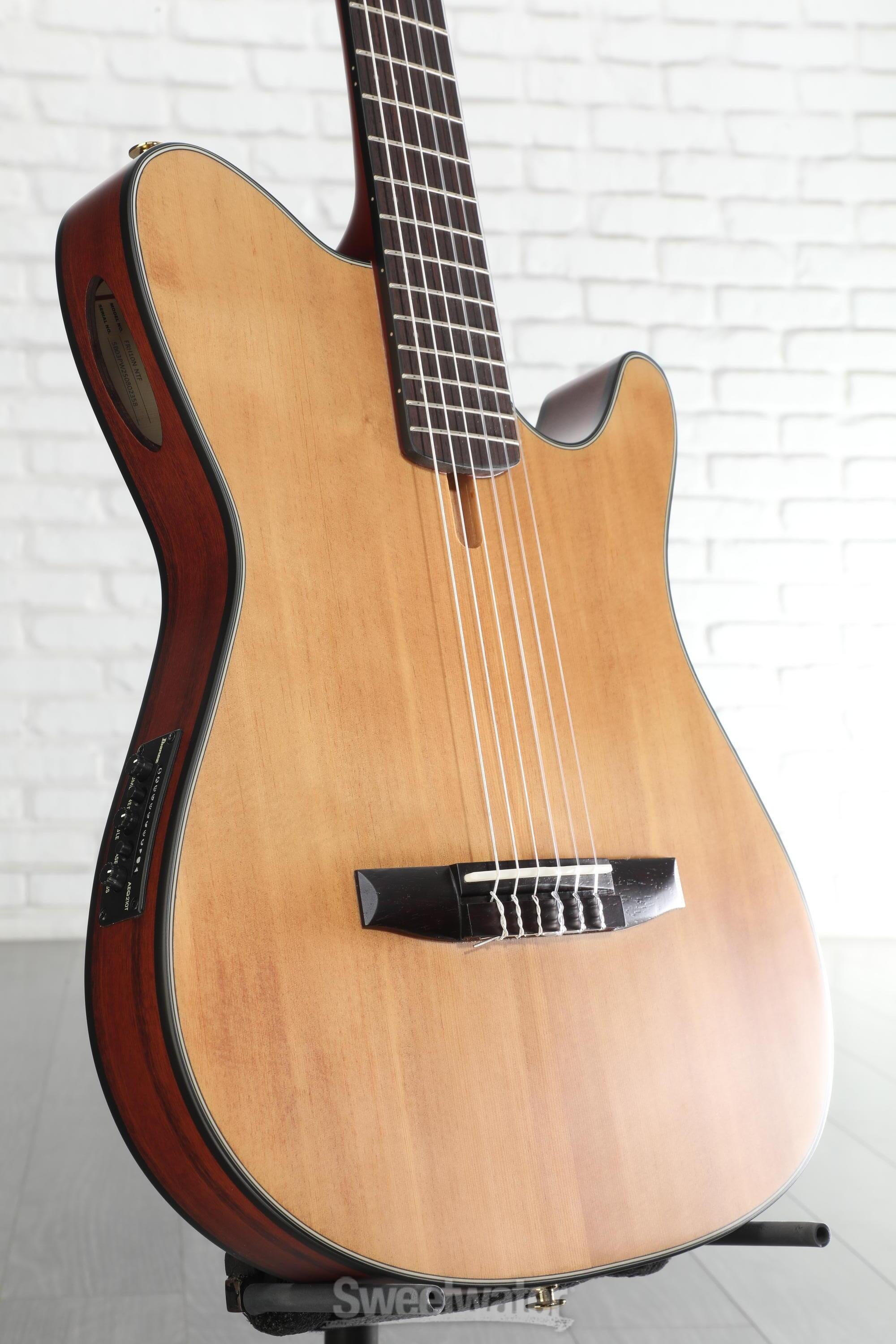 Ibanez FRH10N Thinline Nylon Acoustic-electric Guitar - Natural