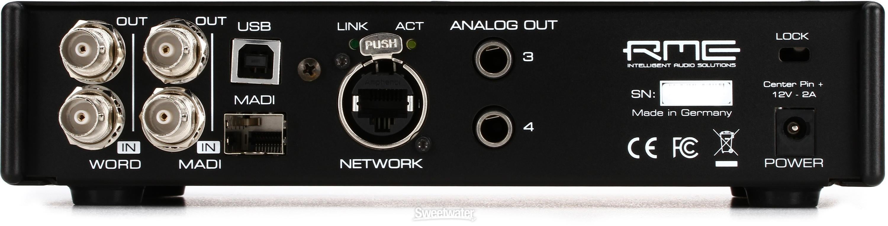 RME AVB Tool 4-channel Network Controllable Microphone Preamp | Sweetwater