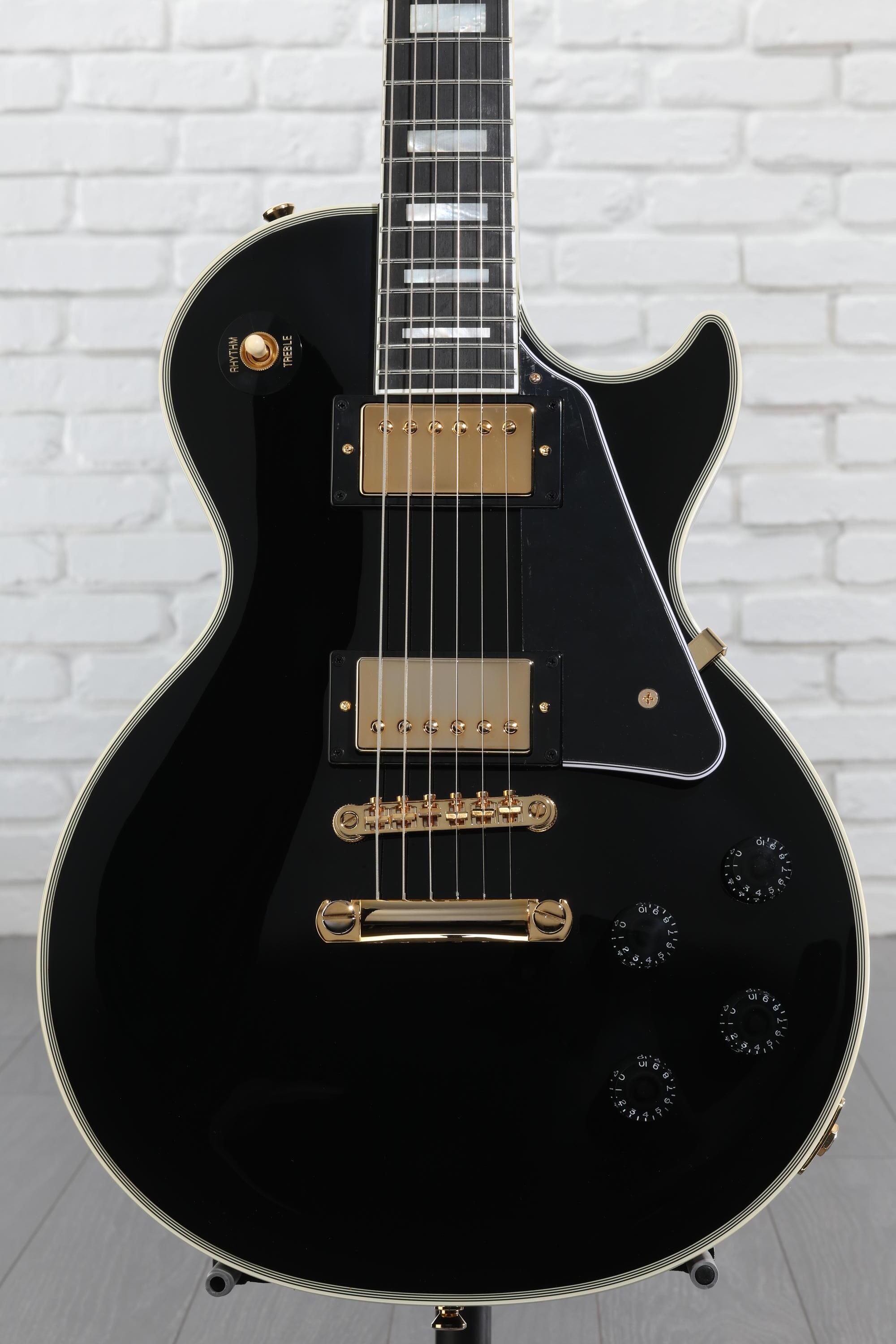 ね*ね様 Epiphone Les Paul Custom by Gibsonオ Amazon.com: Epiphone Inspired by Gibson Les Paul Custom, Ebony