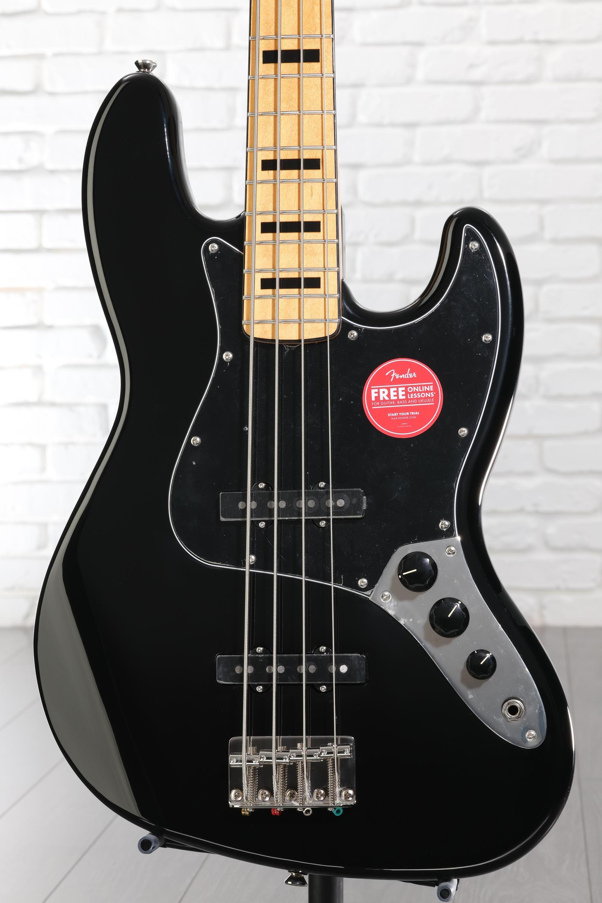 Squier Classic Vibe '70s Jazz Bass - Black | Sweetwater