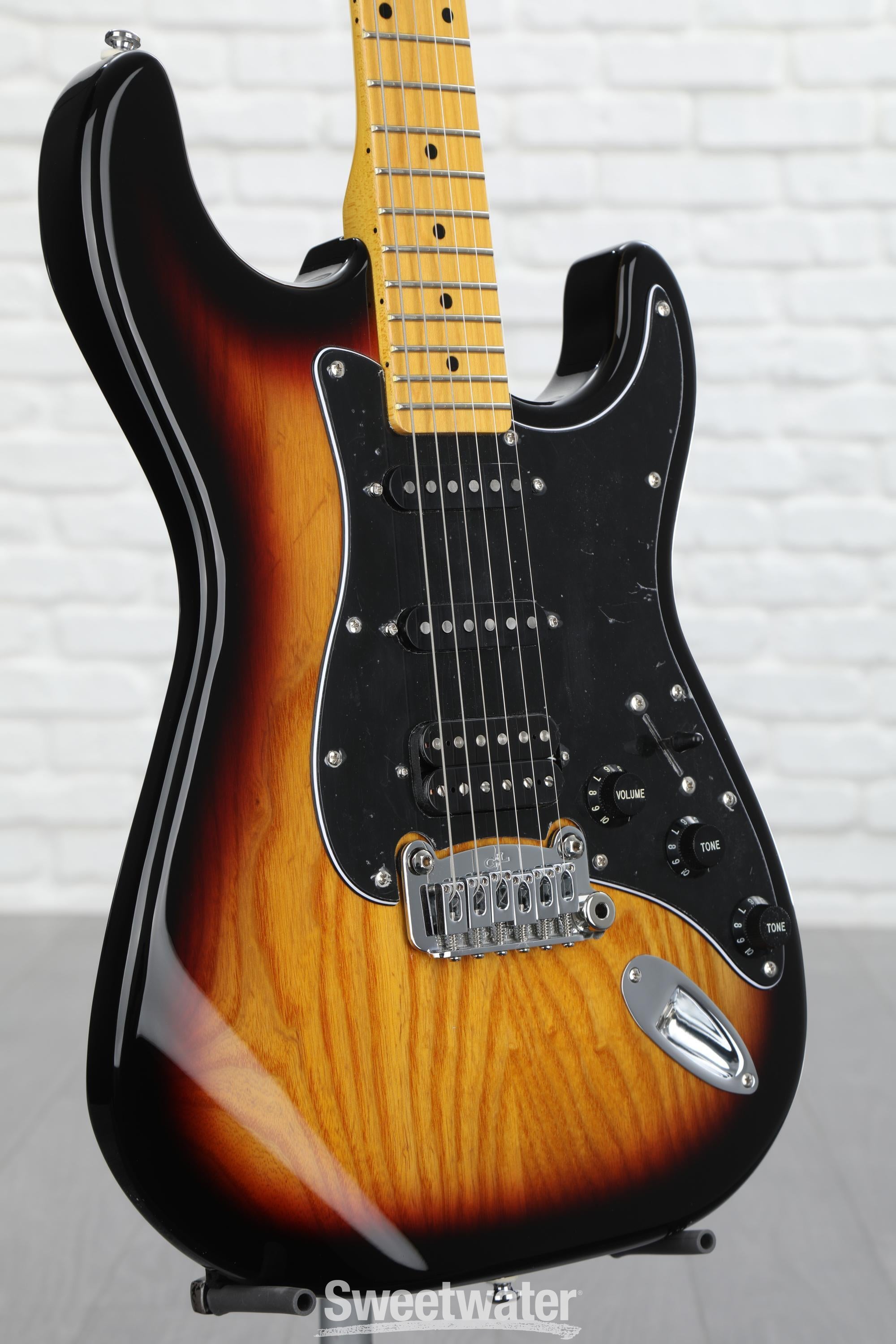 G&L Tribute Legacy HSS Electric Guitar - 3-Tone Sunburst