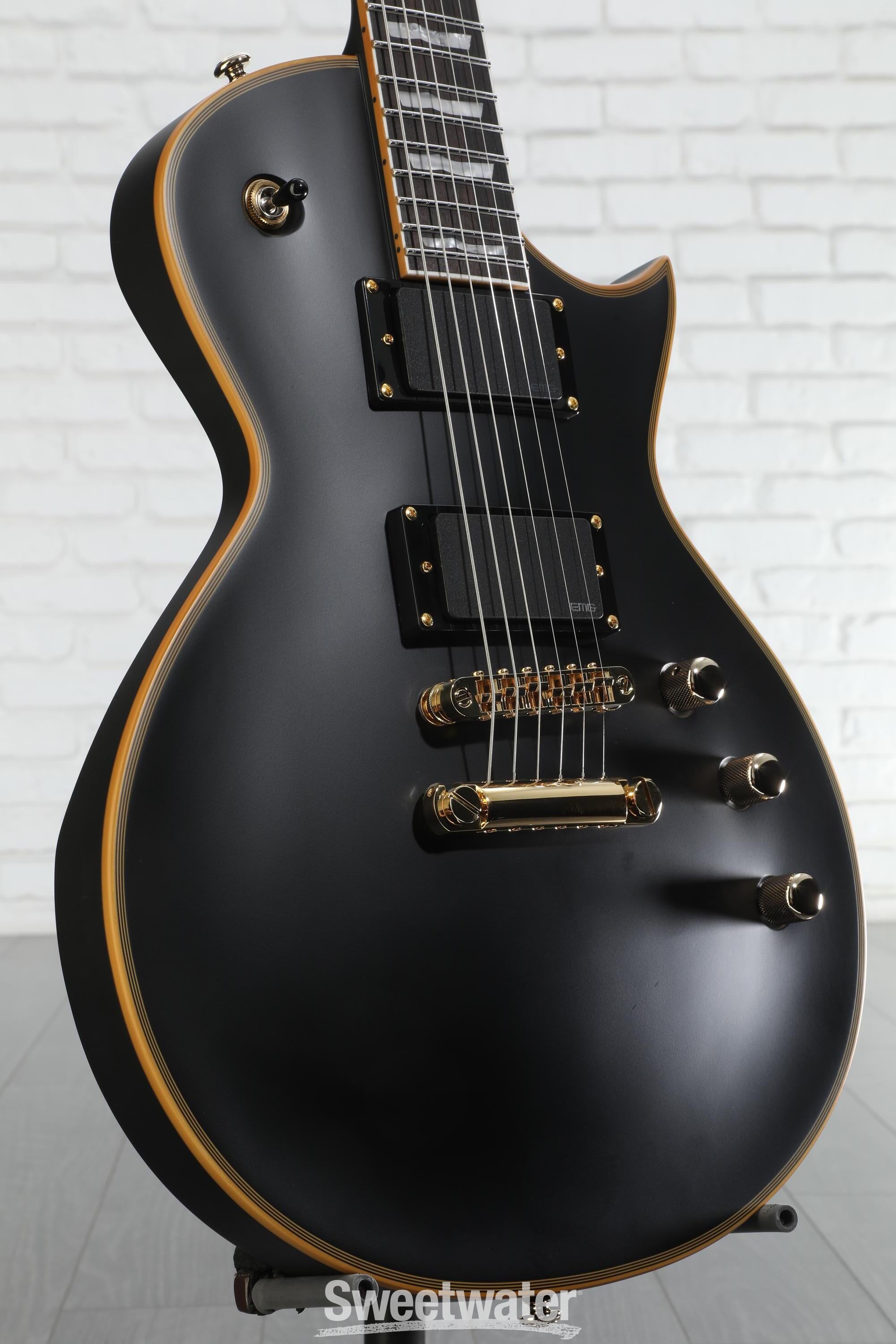 ltd ec1000 deluxe ビンテージブラック Amazon.com: ESP LTD EC-1000 EMG - Vintage Black : Musical