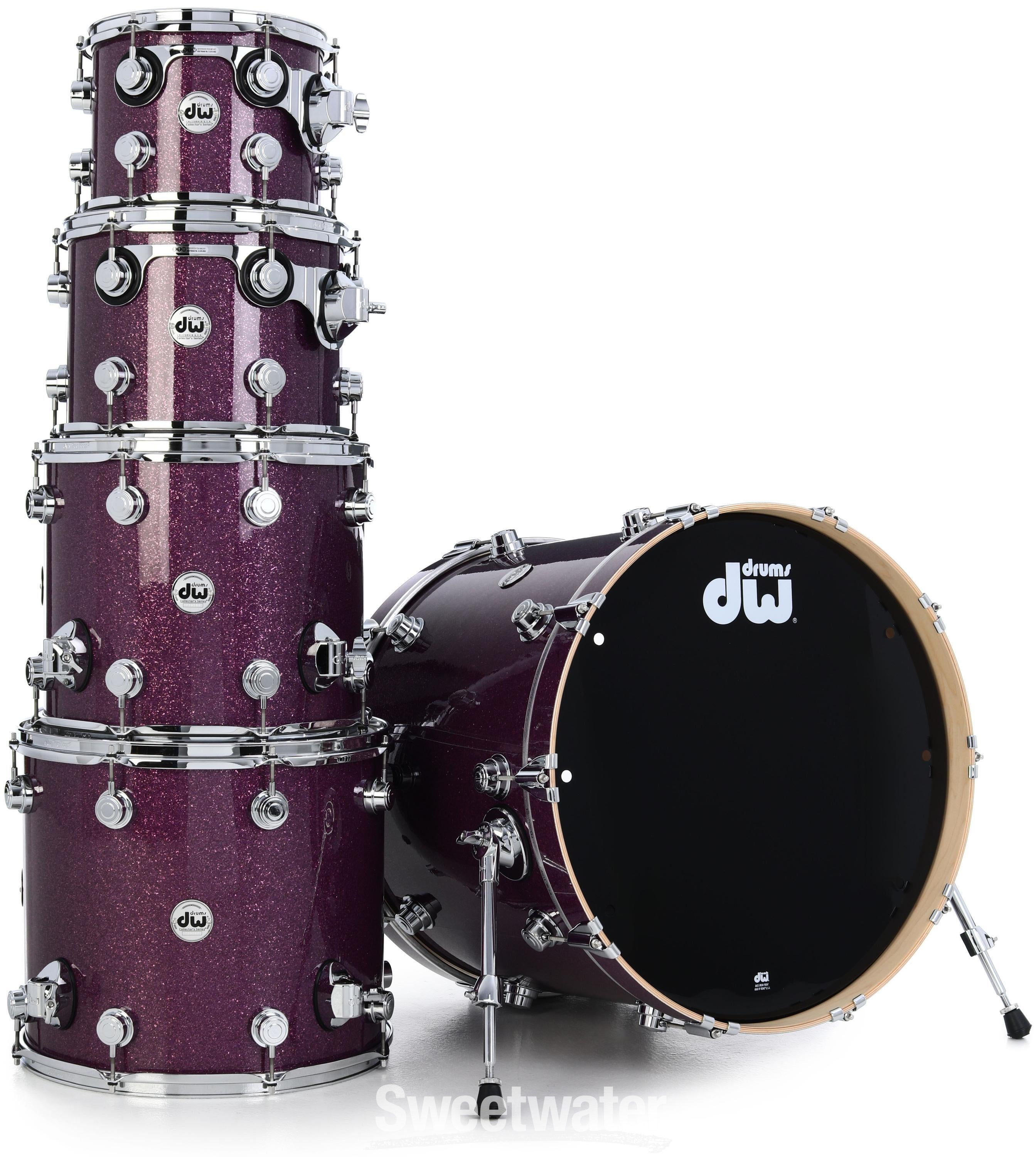DW Collector's Series Pure Maple 5-piece Shell Pack - Purple