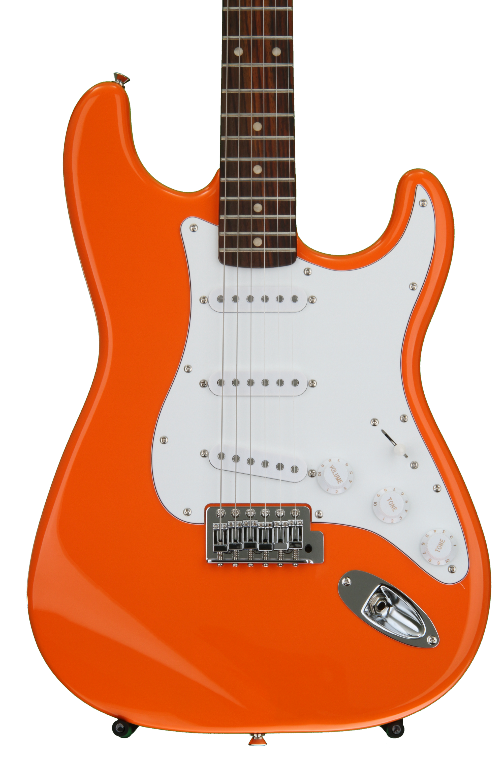 Squier Affinity Stratocaster - Competition Orange w Squier Affinity Stratocaster - Competition Orange w