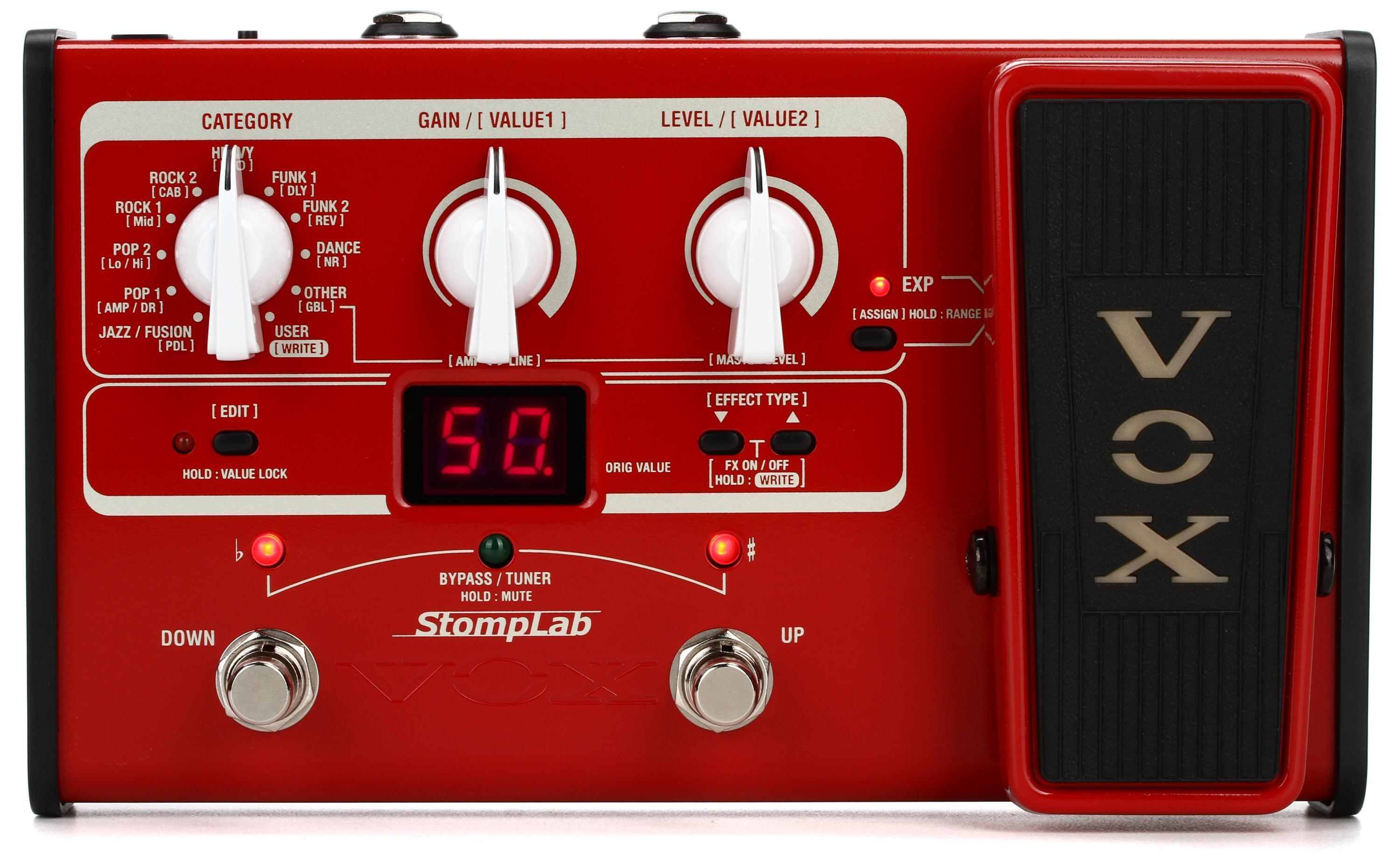 Vox StompLab IIB Bass Multi-effects Pedal Sweetwater