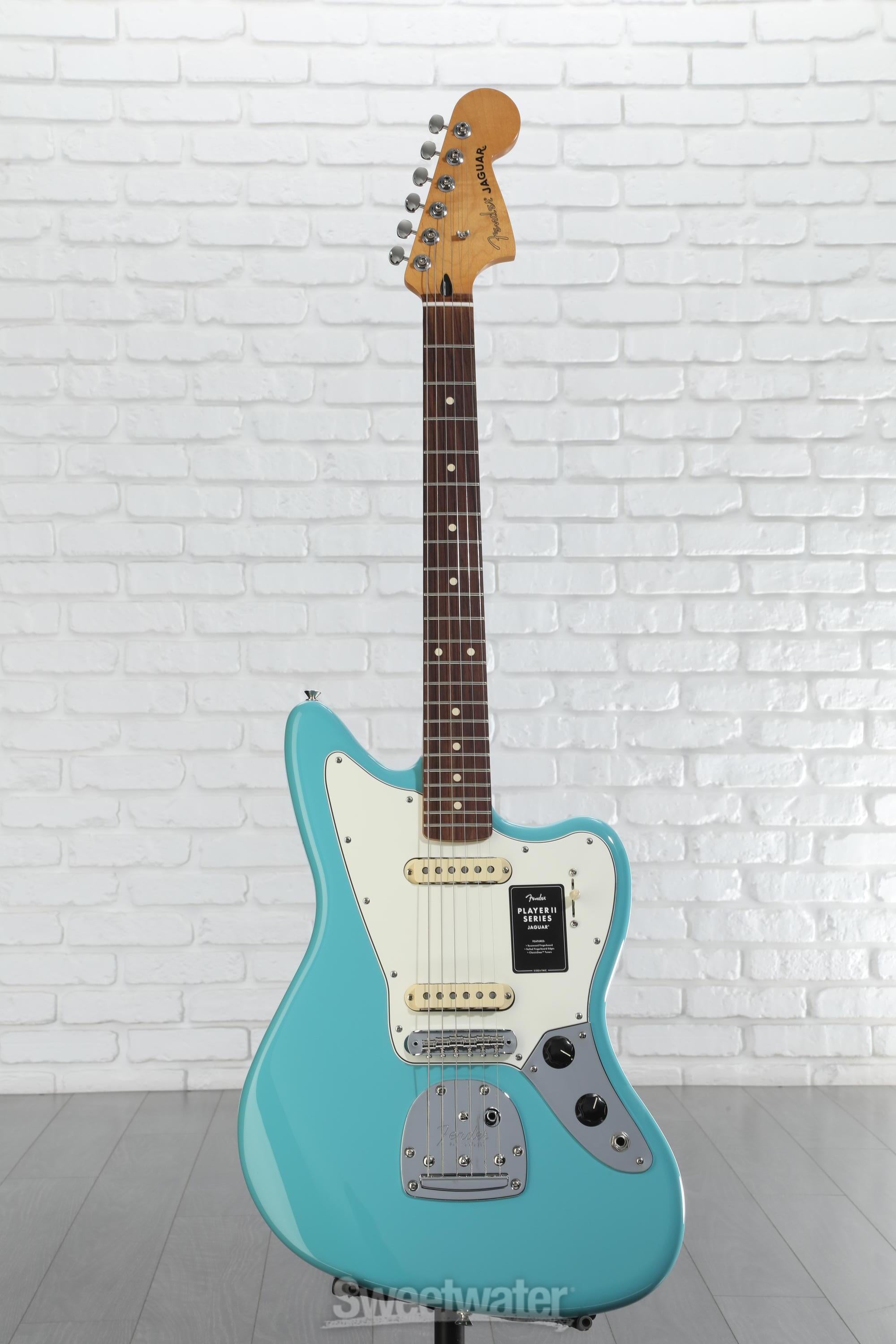 Fender Player II Jaguar Electric Guitar - Aquatone Blue