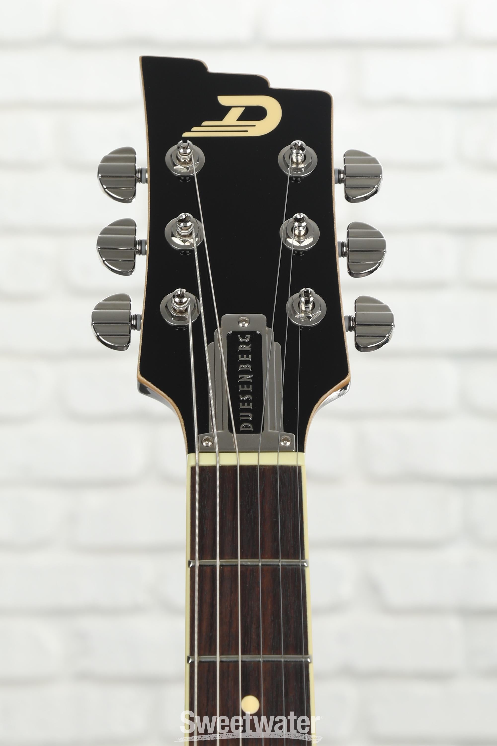 Duesenberg Starplayer コピー スタープレイヤー Duesenberg Starplayer TV Semi-hollowbody Electric Guitar - Black