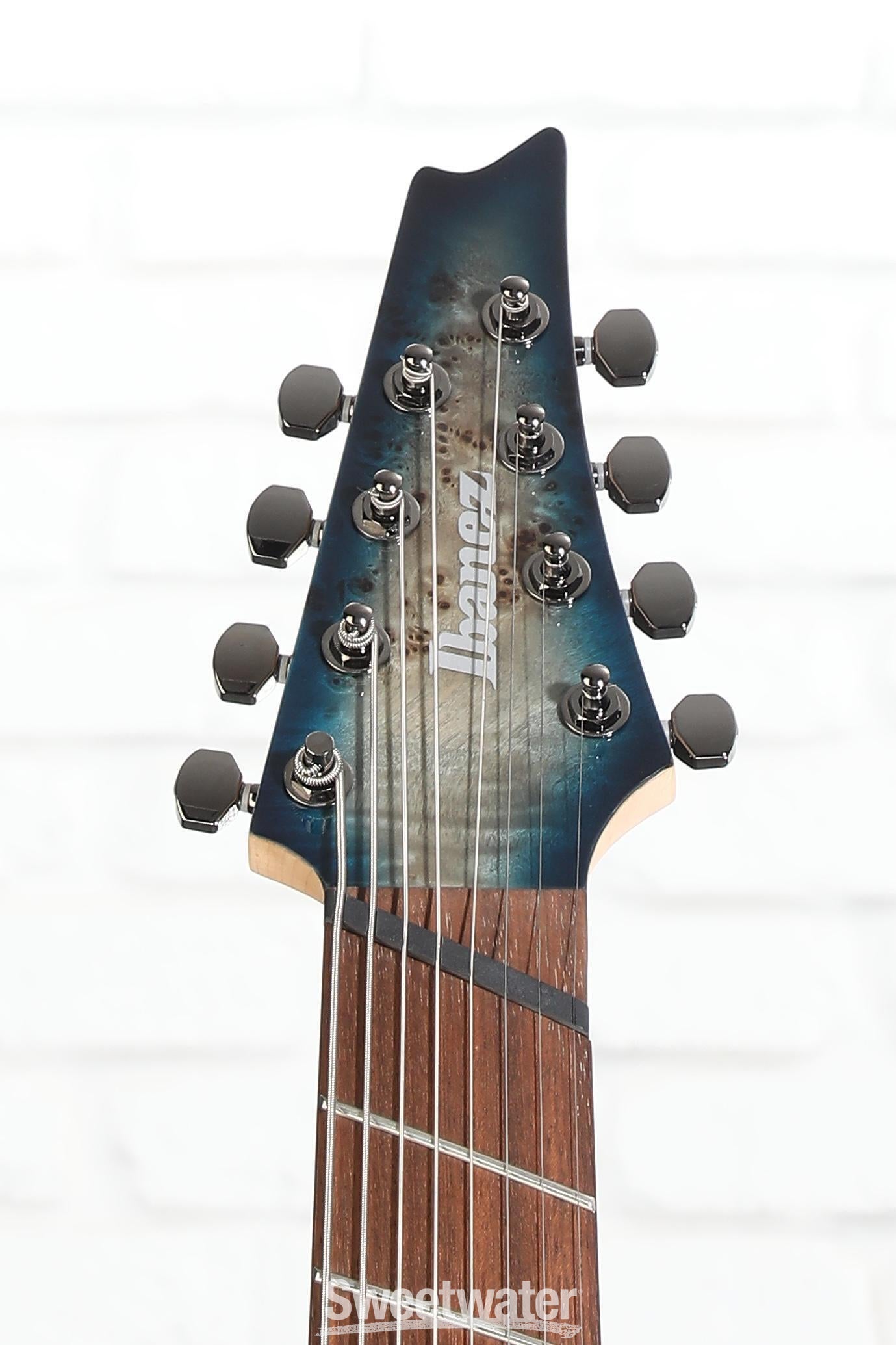 Ibanez RGMS8 8-string Electric Guitar - Cosmic Blue Starburst