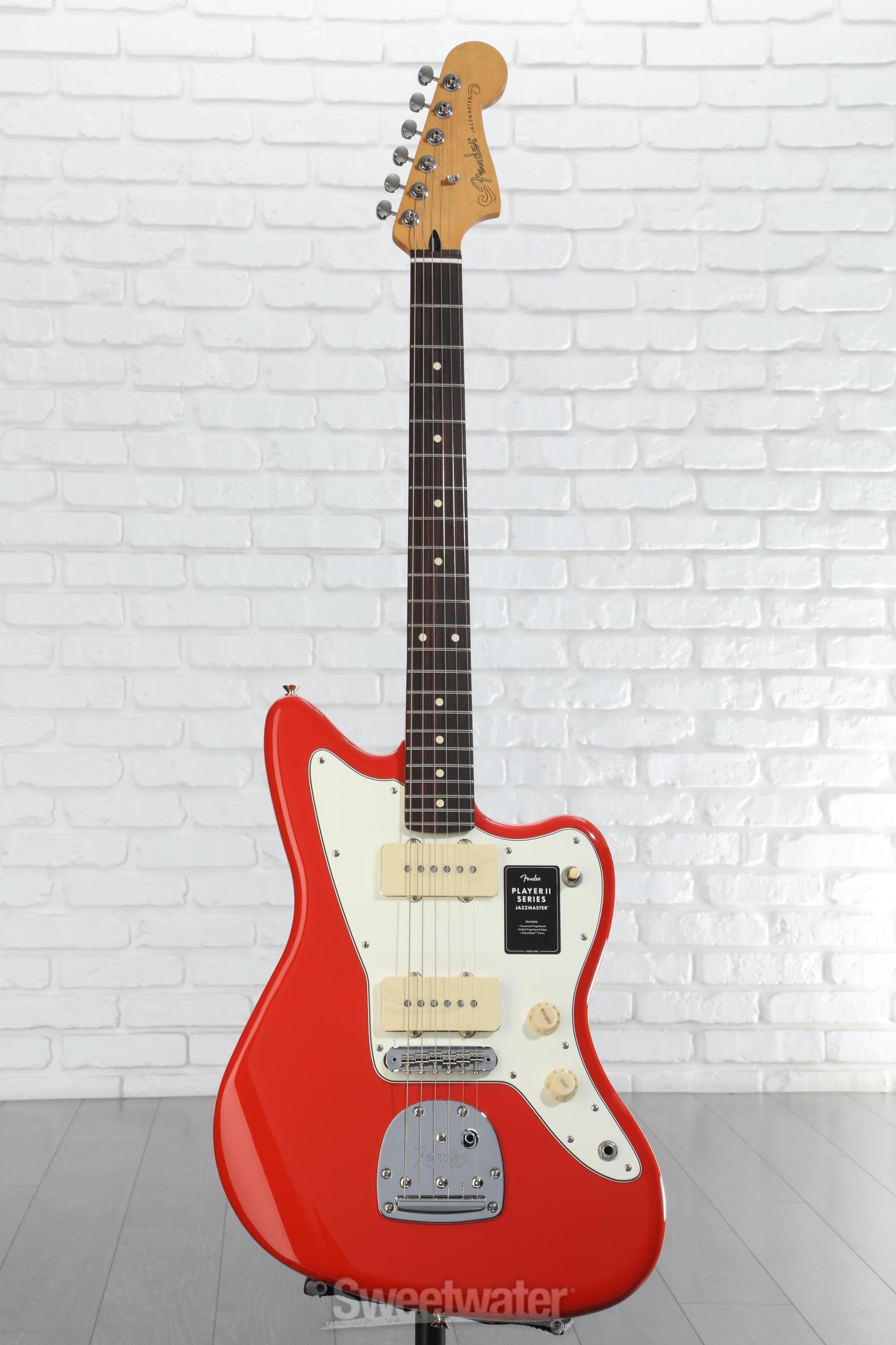 Fender Player II Jazzmaster Electric Guitar - Coral Red