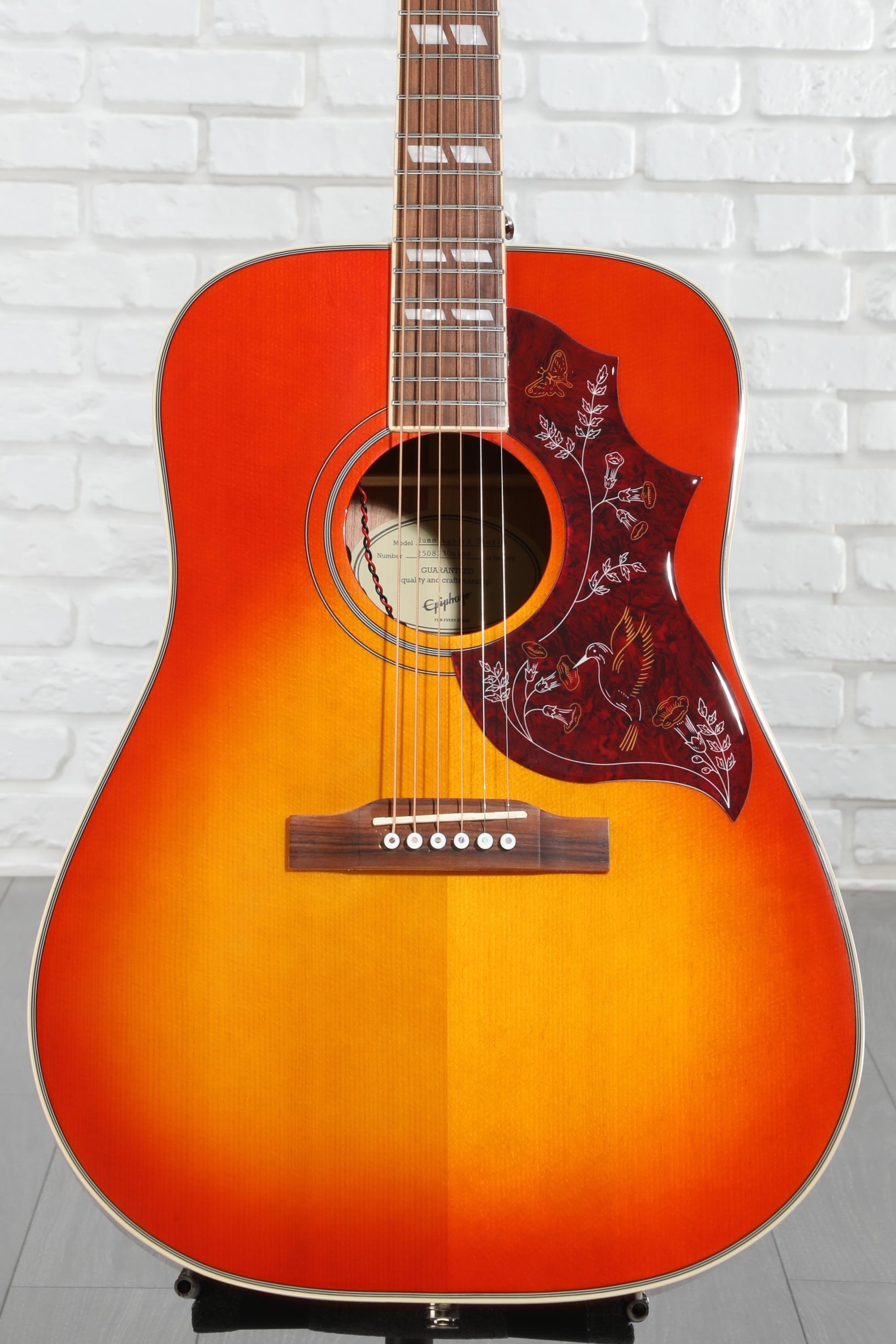 Epiphone Hummingbird Studio Acoustic-Electric Guitar - Faded