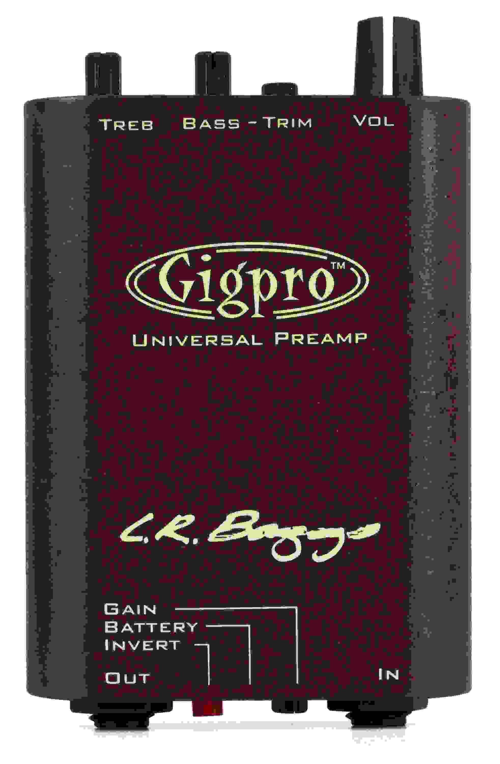 LR Baggs Gigpro Single Channel Belt Clip Preamp Sweetwater