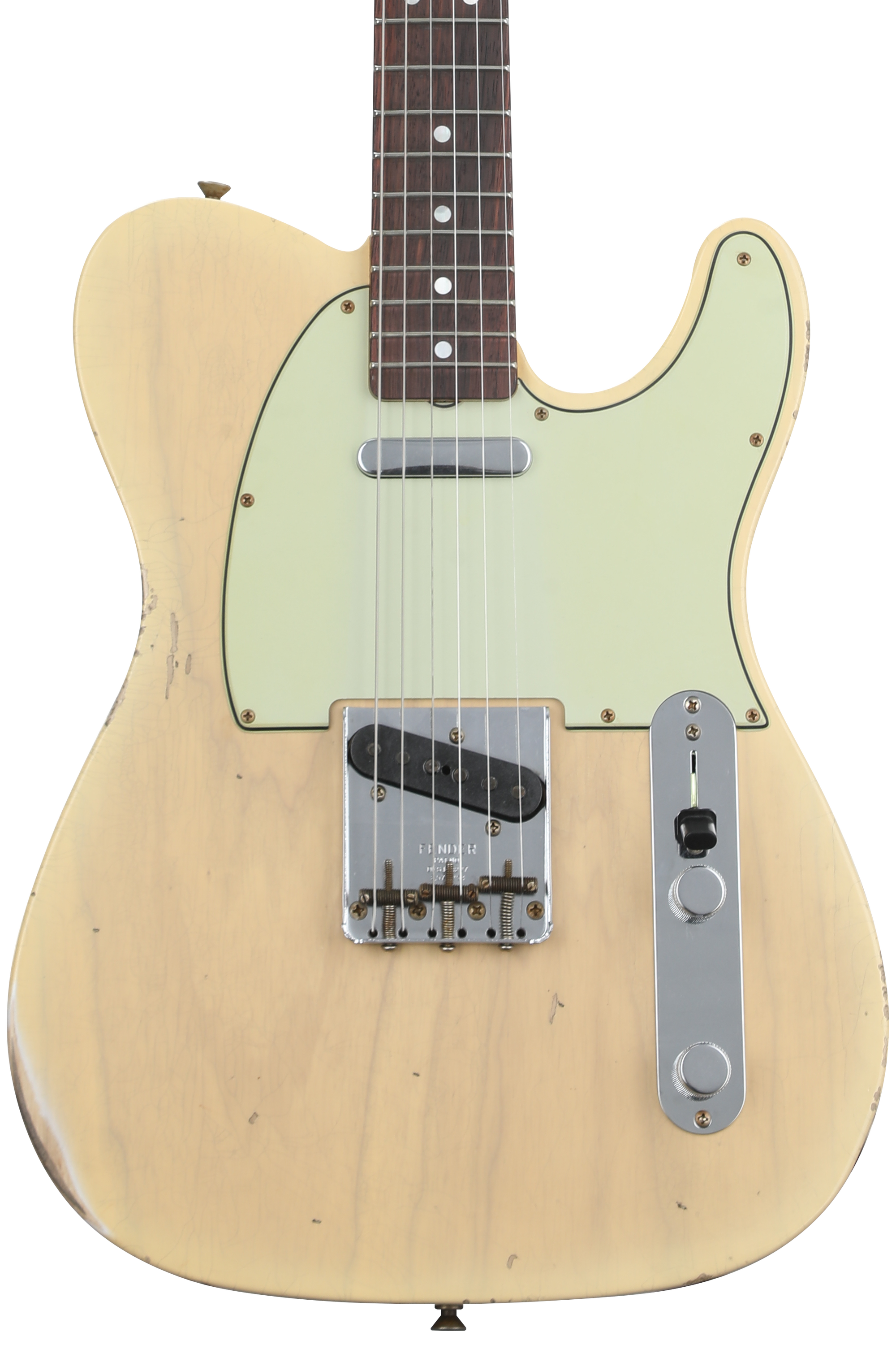 Fender Custom Shop '64 Telecaster Relic Electric Guitar - Natural Blonde