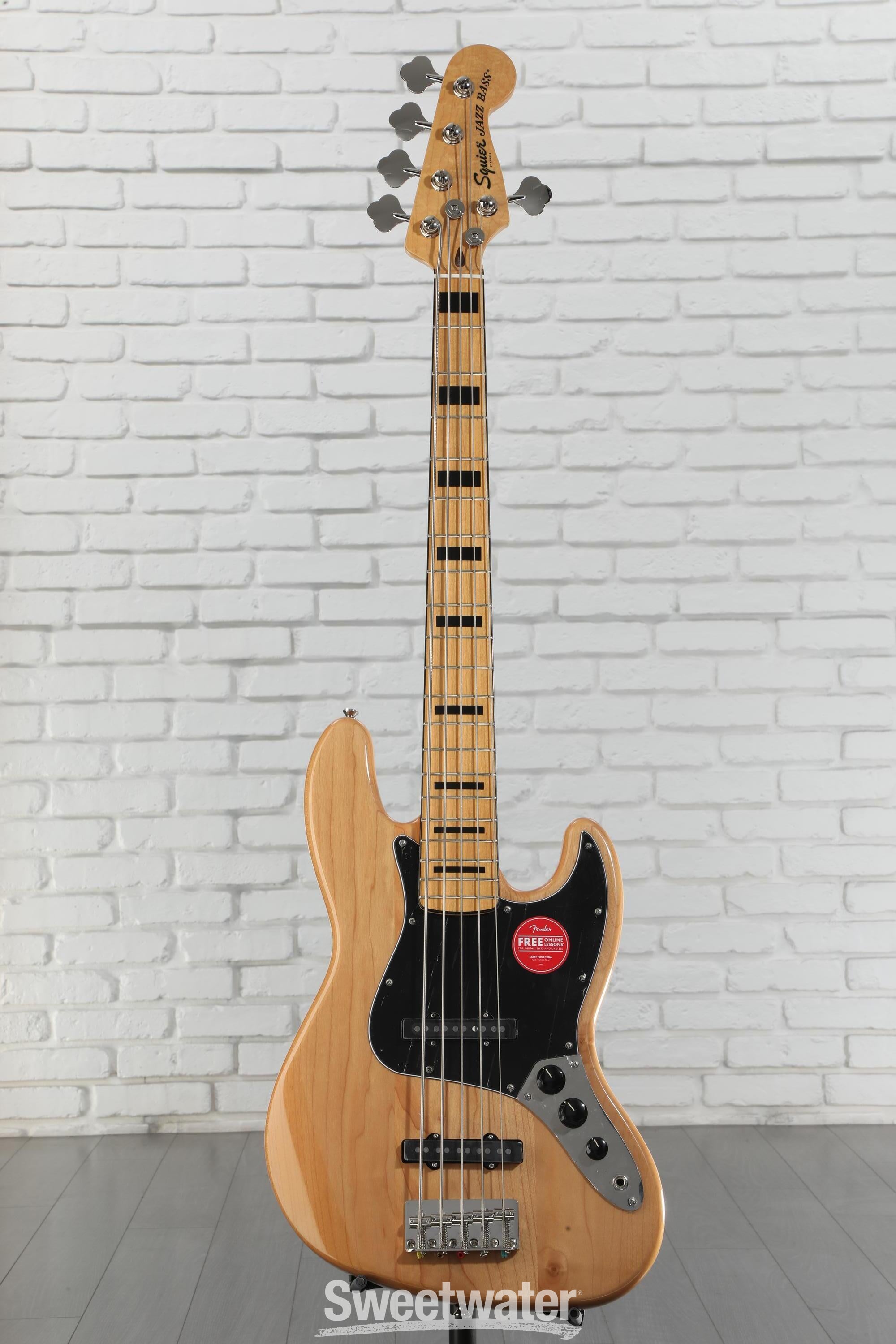 Squier Classic Vibe '70s Jazz Bass V - Natural with Maple