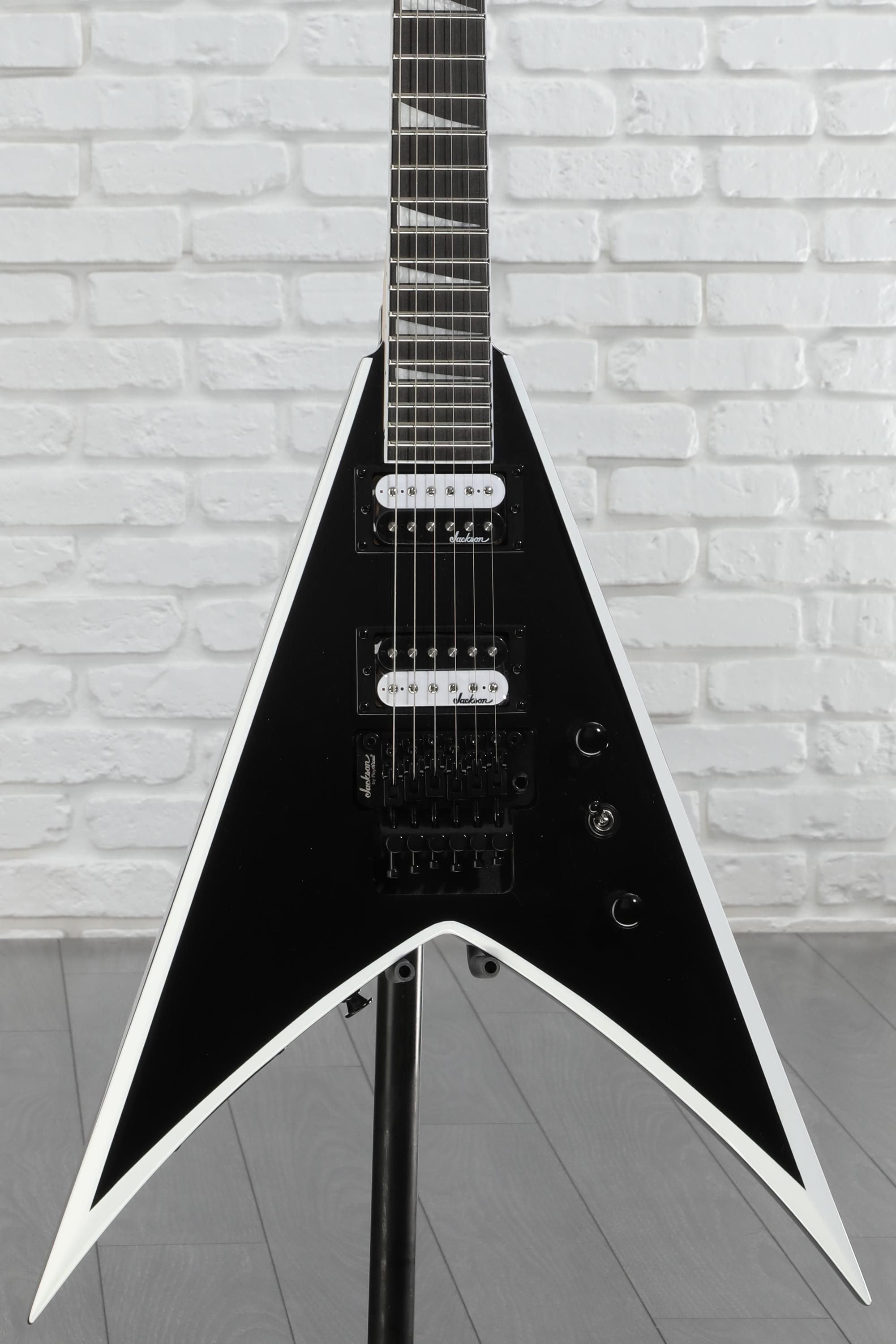 Jackson JS Series King V JS32 - Black with White Bevels