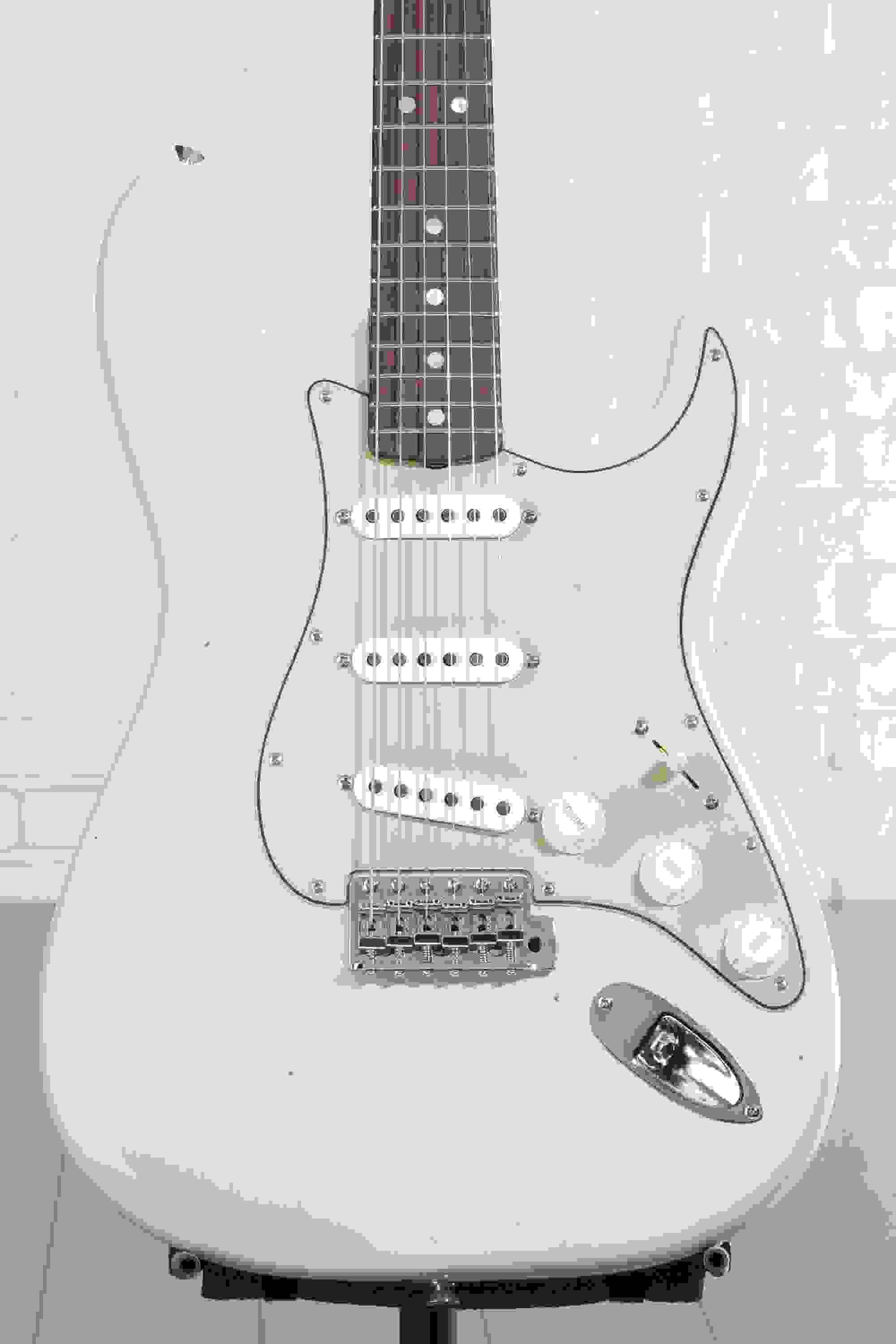 Fender Custom Shop NAMM Limited 1965 Stratocaster Journeyman Relic Electric Guitar - Faded Sonic Blue