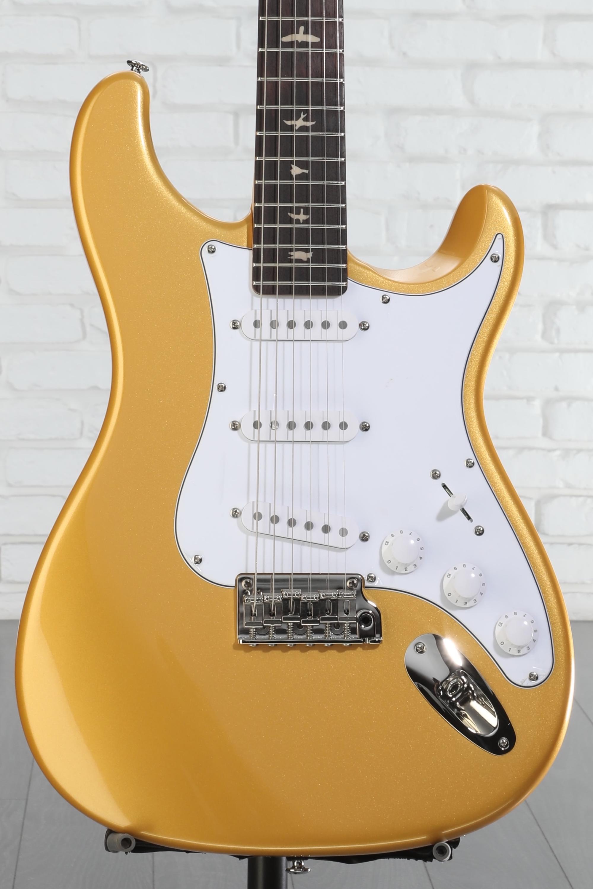 PRS SE Silver Sky Electric Guitar - Gold Spark, Sweetwater