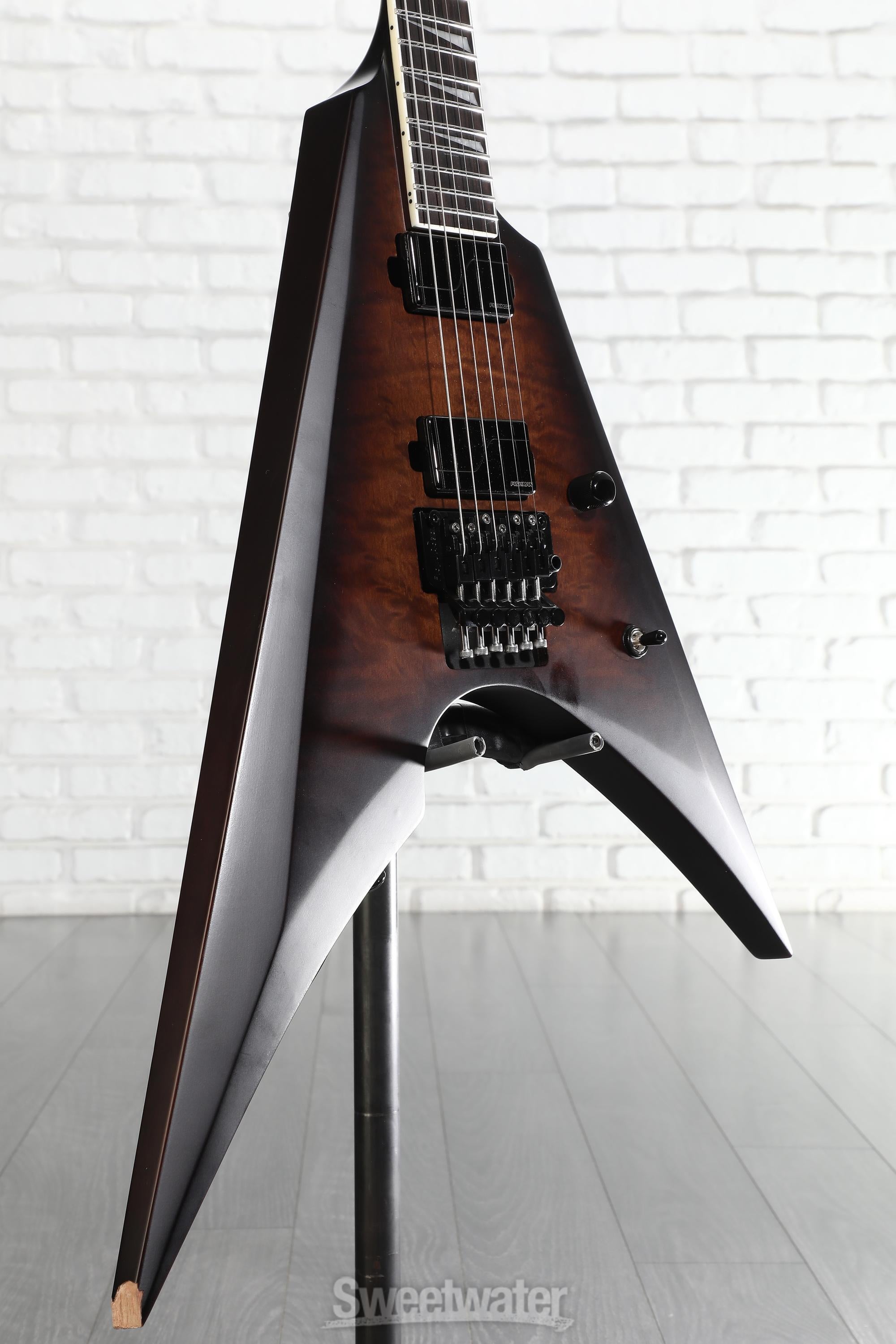 Photo of ESP LTD Arrow-1000 Electric Guitar - Dark Brown Sunburst Satin