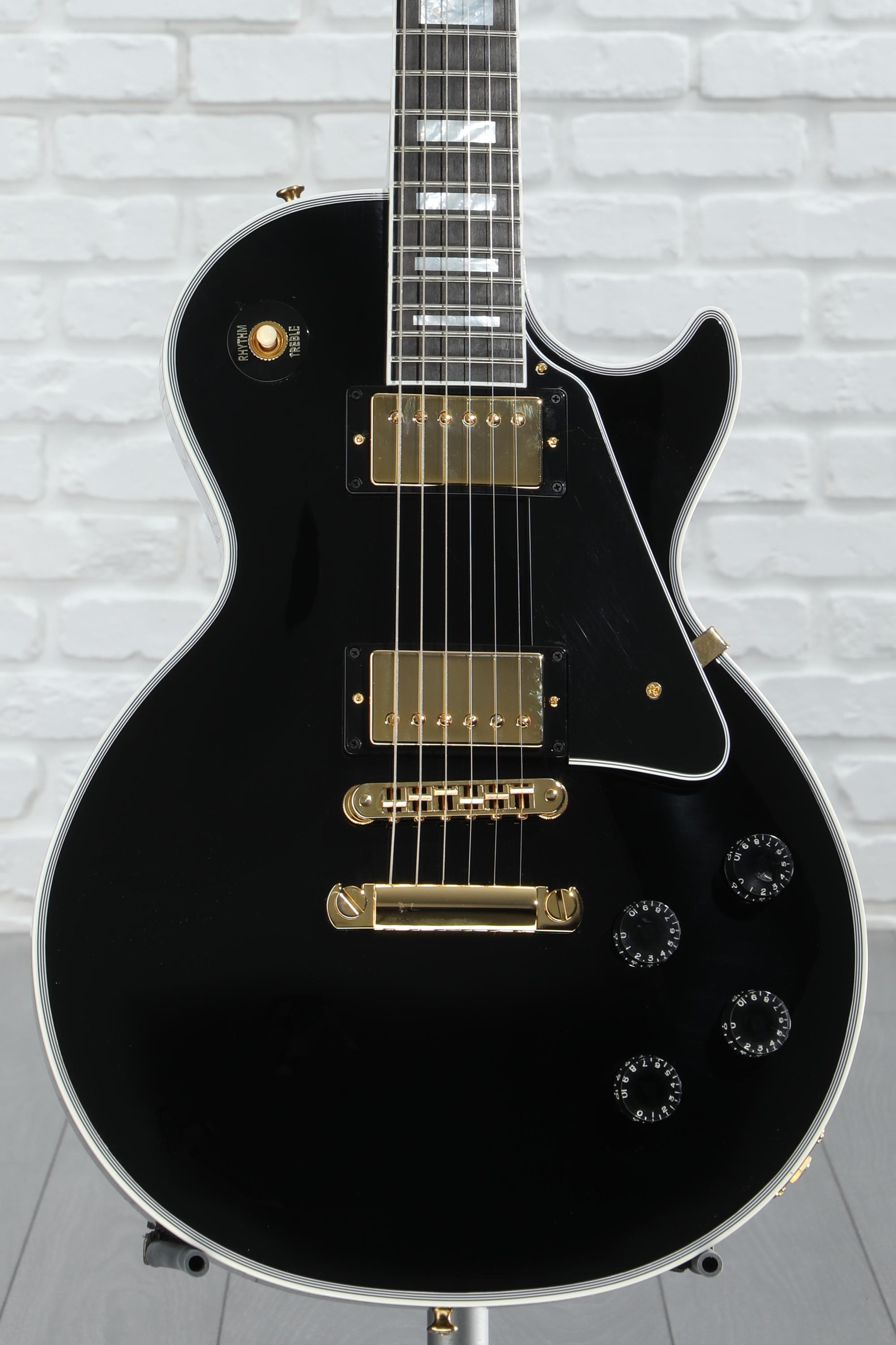 Gibson Custom Les Paul Custom - Ebony with Ebony Fingerboard