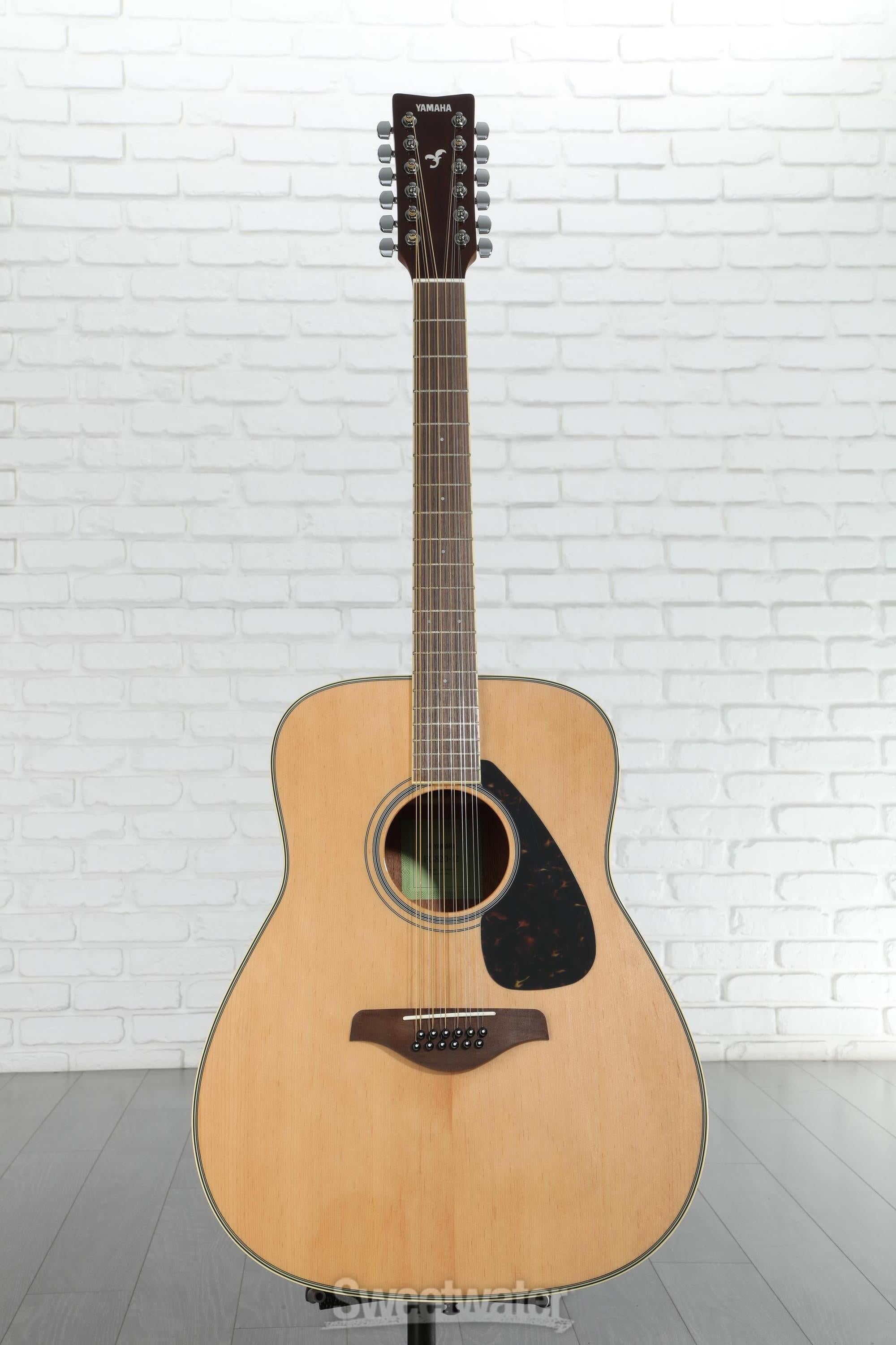Yamaha FG820-12 12-string Acoustic Guitar - Natural | Sweetwater