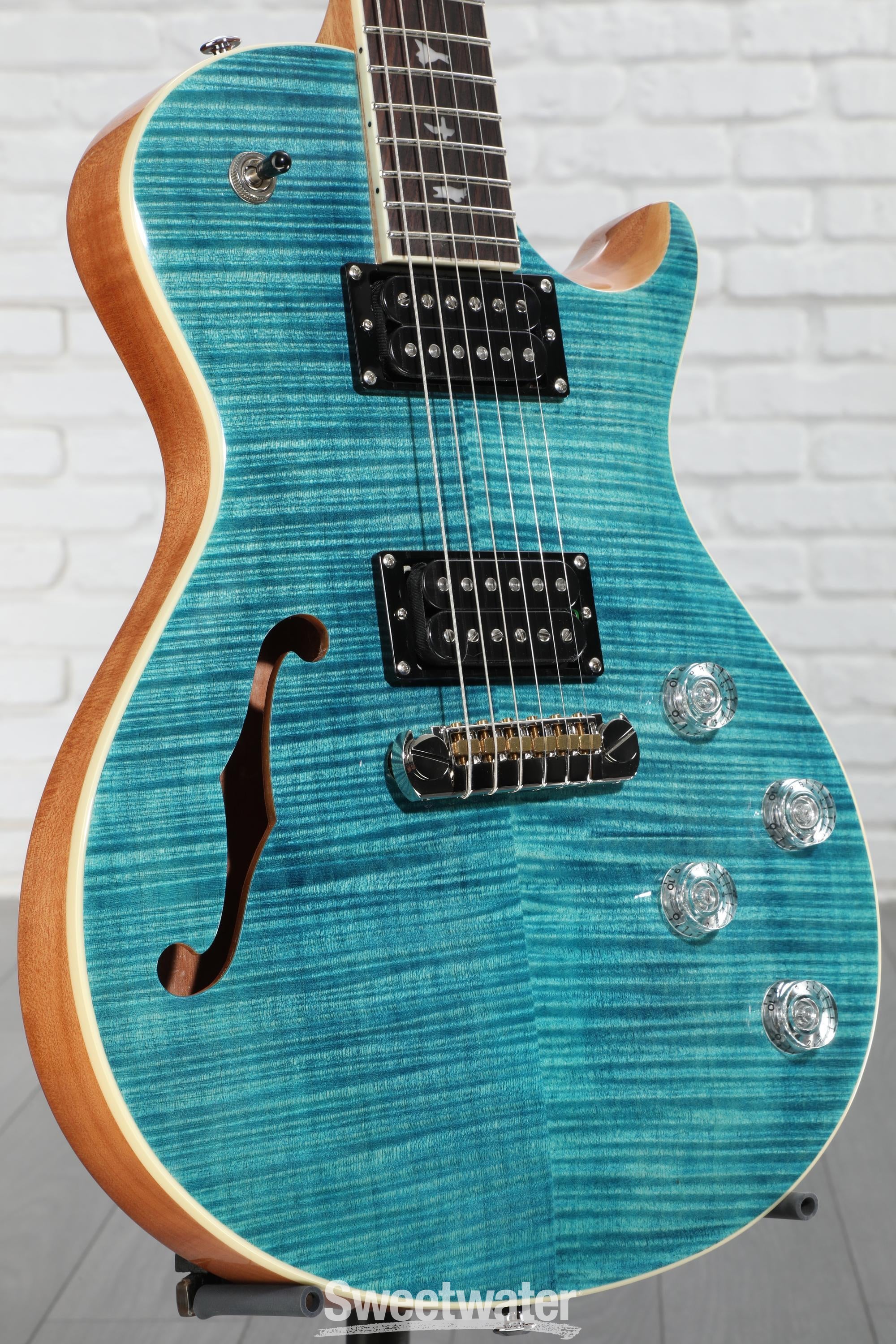 ★美品 PRS SE Zach Myers Myers セミホロウボディ PRS SE Zach Myers Semi-Hollow Myers Blue (437) - Willcutt