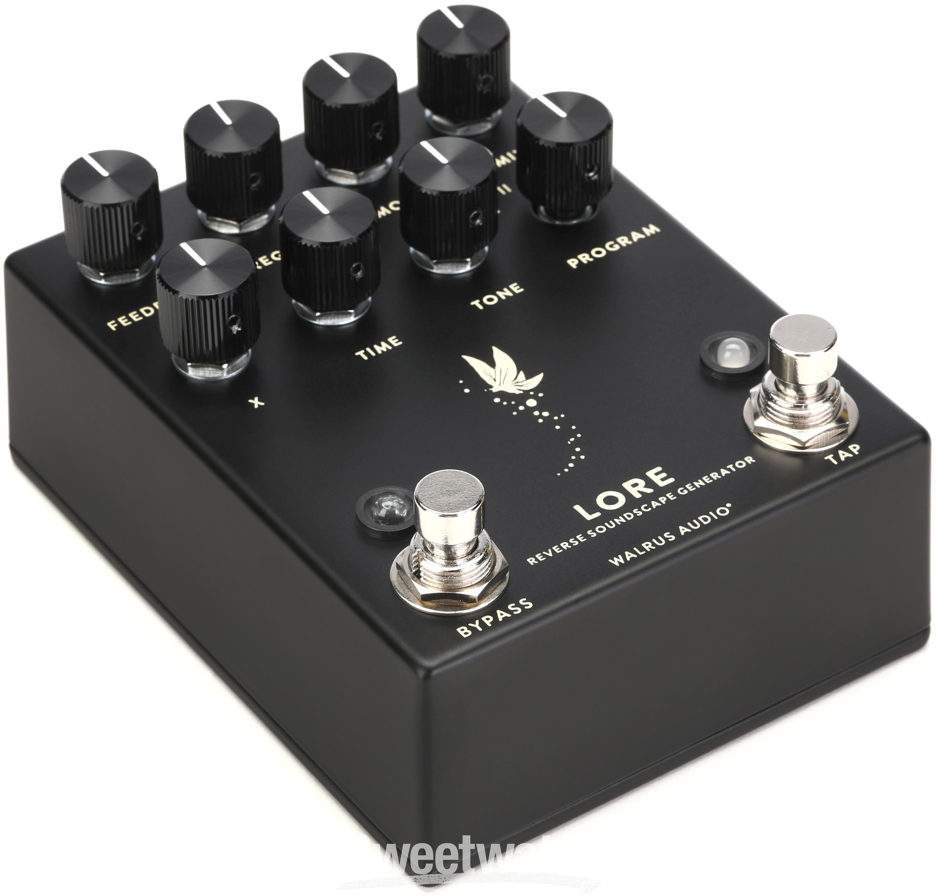 Walrus Audio Lore Reverse Soundscape Generator Pedal - Black