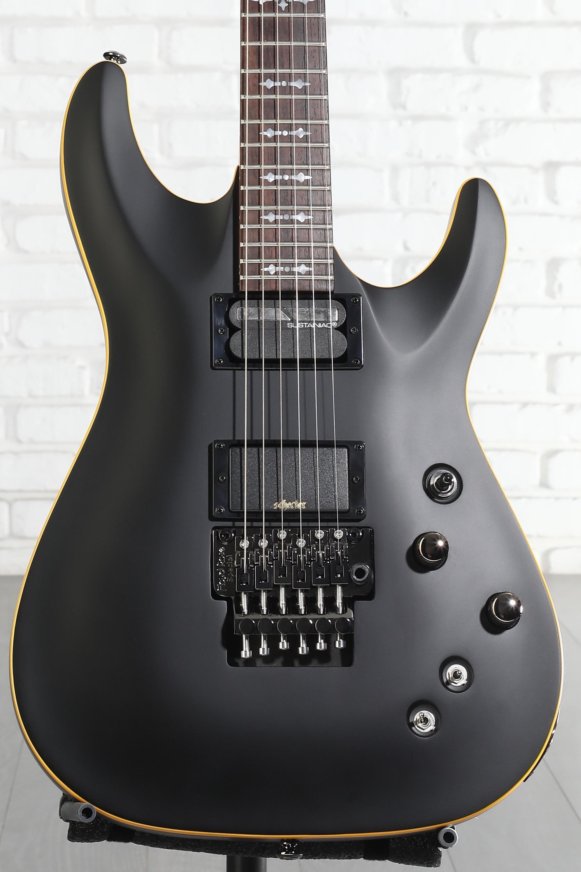 Schecter Demon-6 FR-S Electric Guitar - Satin Black | Sweetwater