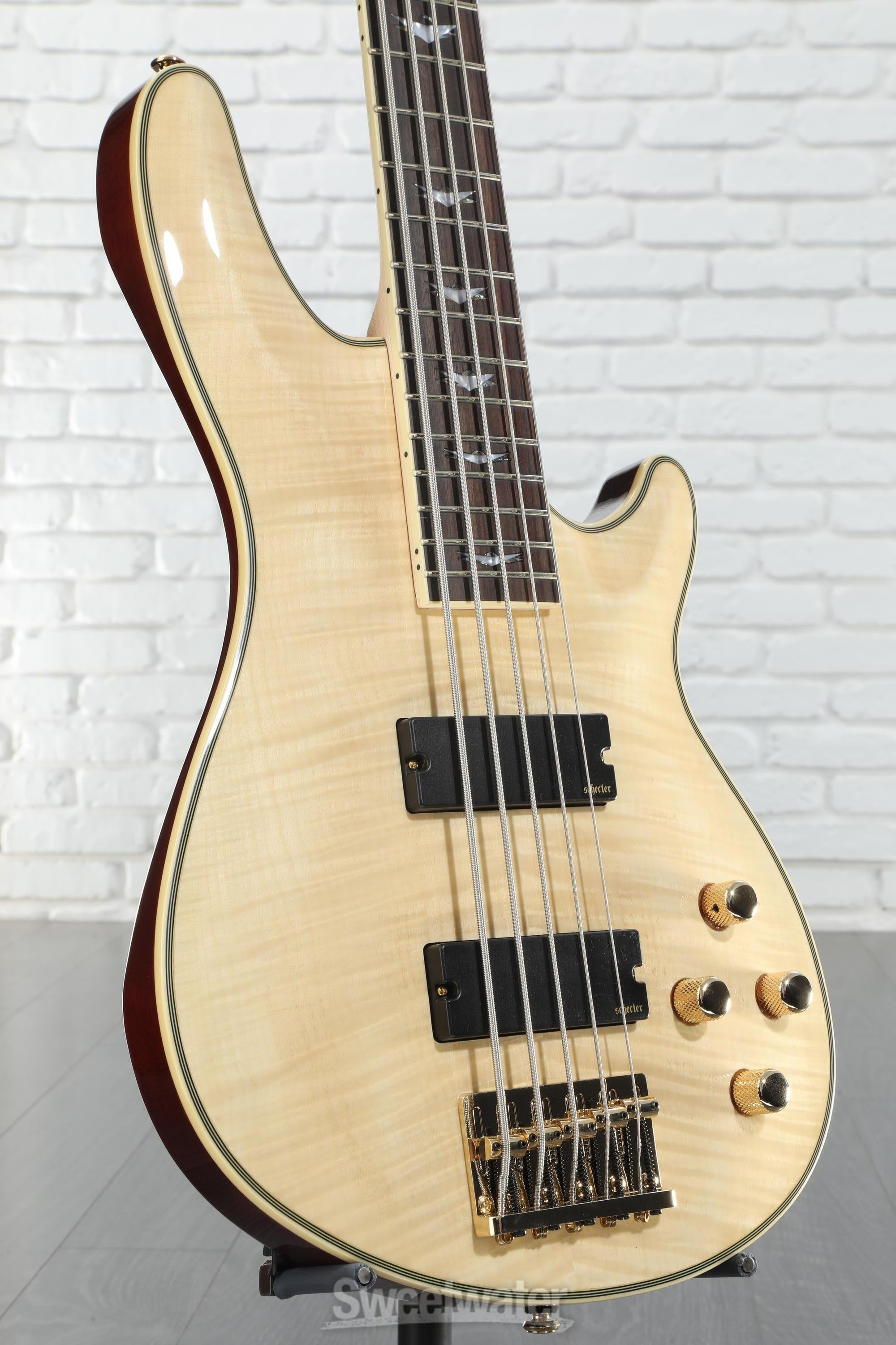 Schecter Omen Extreme-5 Bass Guitar - Natural | Sweetwater