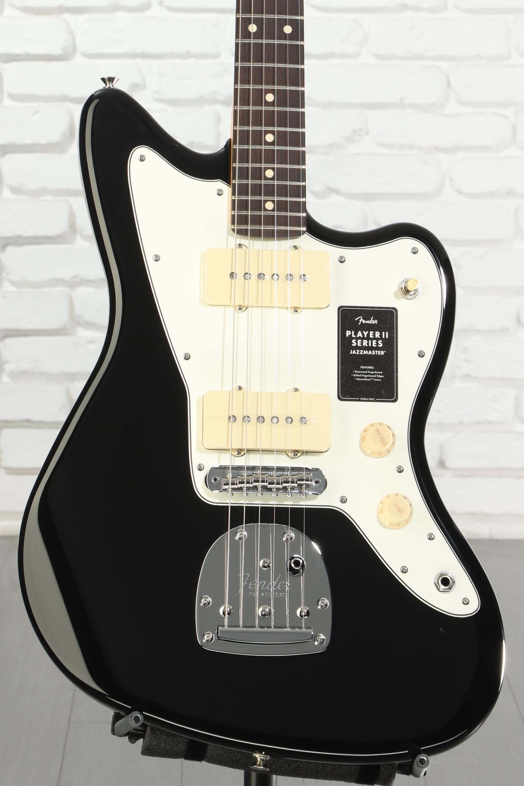 Fender Player II Jazzmaster Electric Guitar - Black | Sweetwater