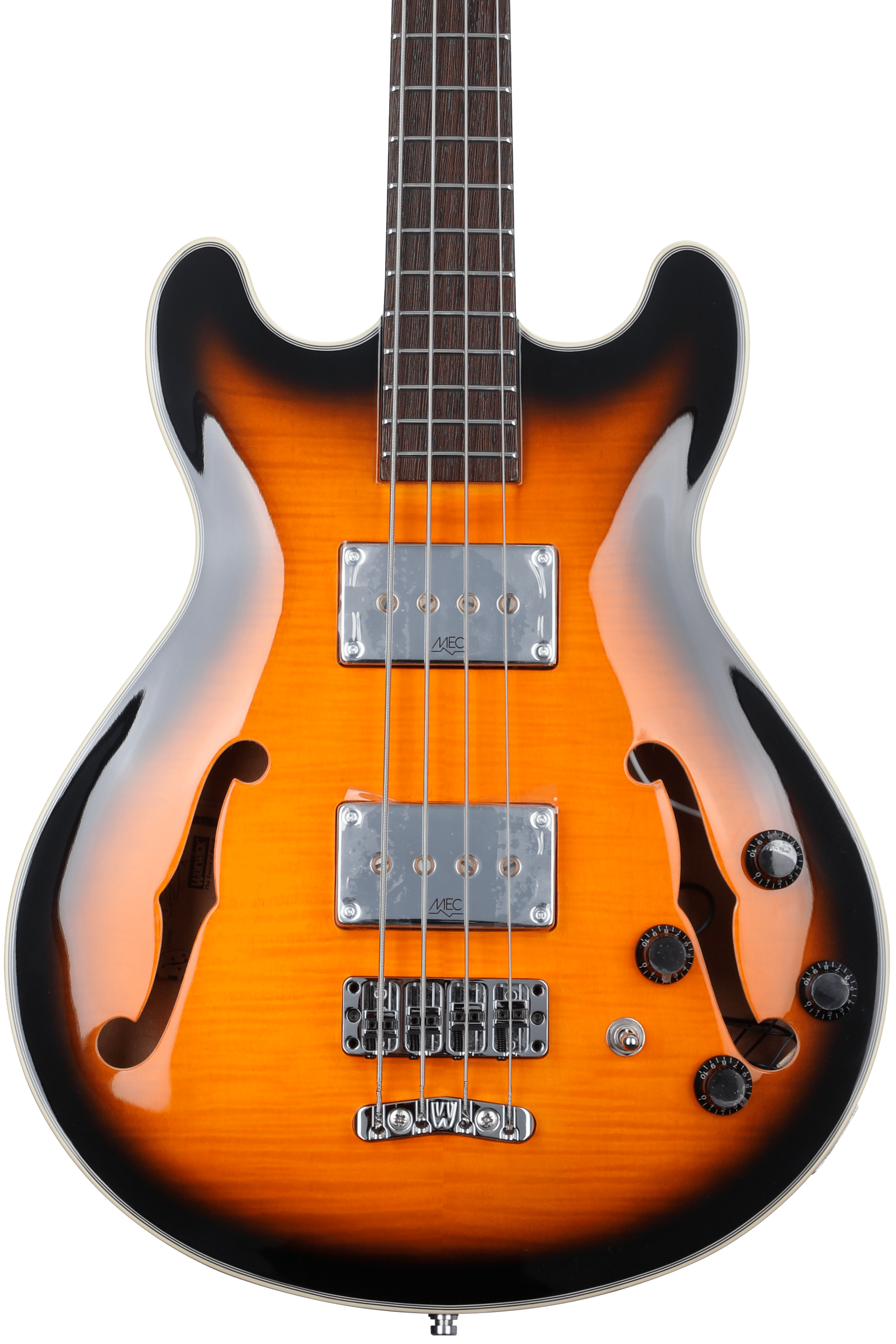 Warwick RockBass Star Bass 4-string Hollowbody Electric Bass - Vintage  Sunburst Transparent