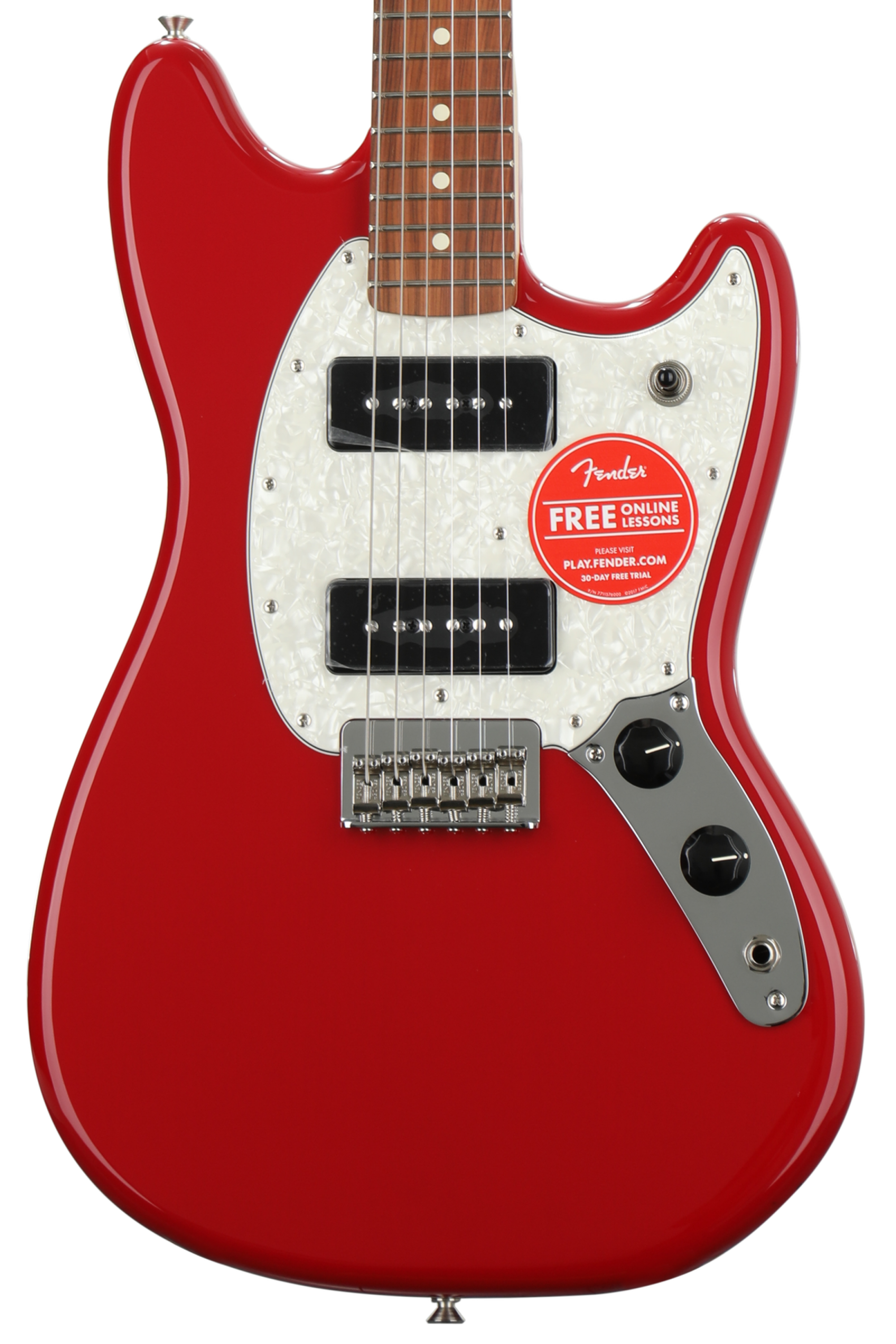 Fender Mustang 90 - Torino Red w/ Pau Ferro Fingerboard | Sweetwater