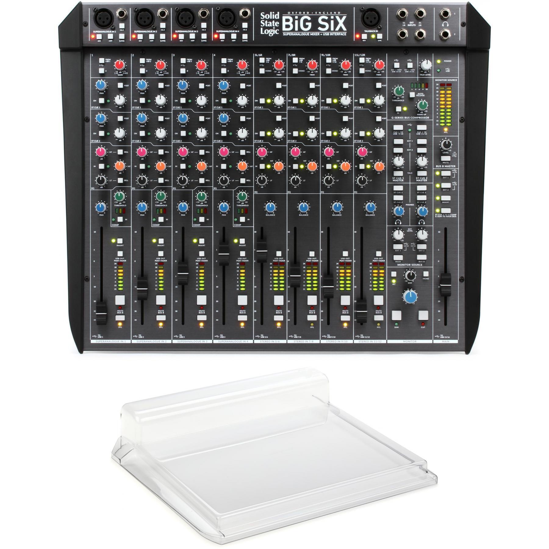 Solid State Logic BiG SiX 18-input Desktop Analog Mixer and 
