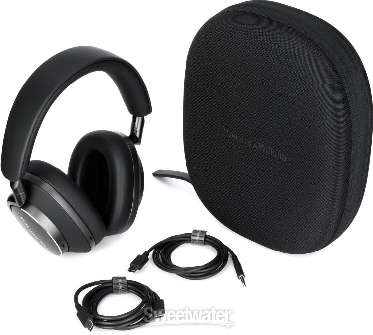 Bowers & Wilkins Px8 Over-ear Noise-canceling Headphones - Black  