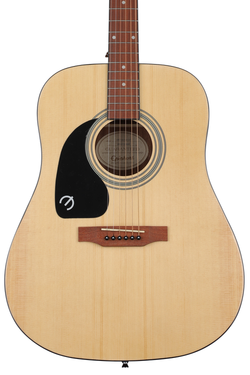 Epiphone left handed acoustic outlet guitar