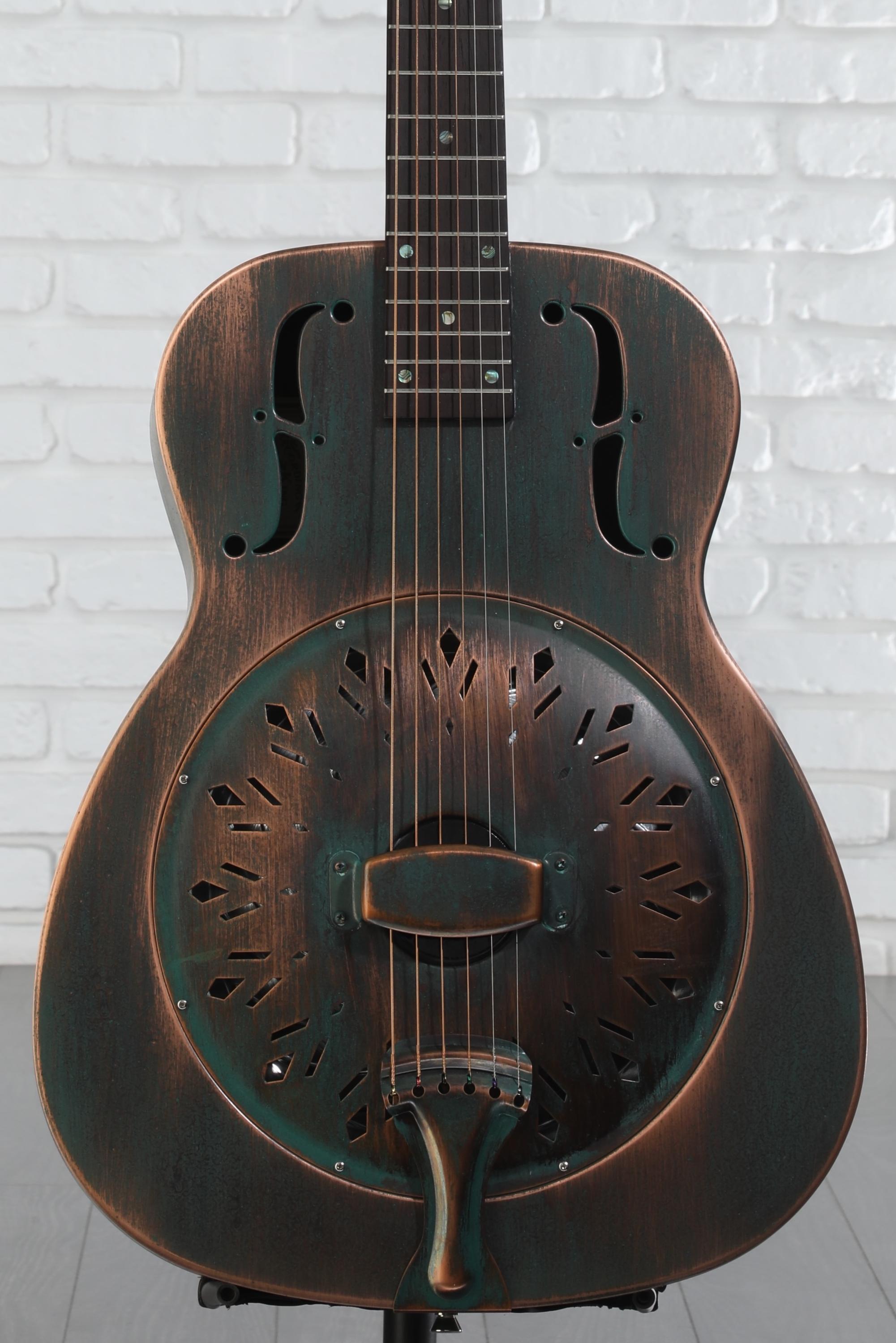 Recording King Swamp Dog Style-O Resonator - Distressed