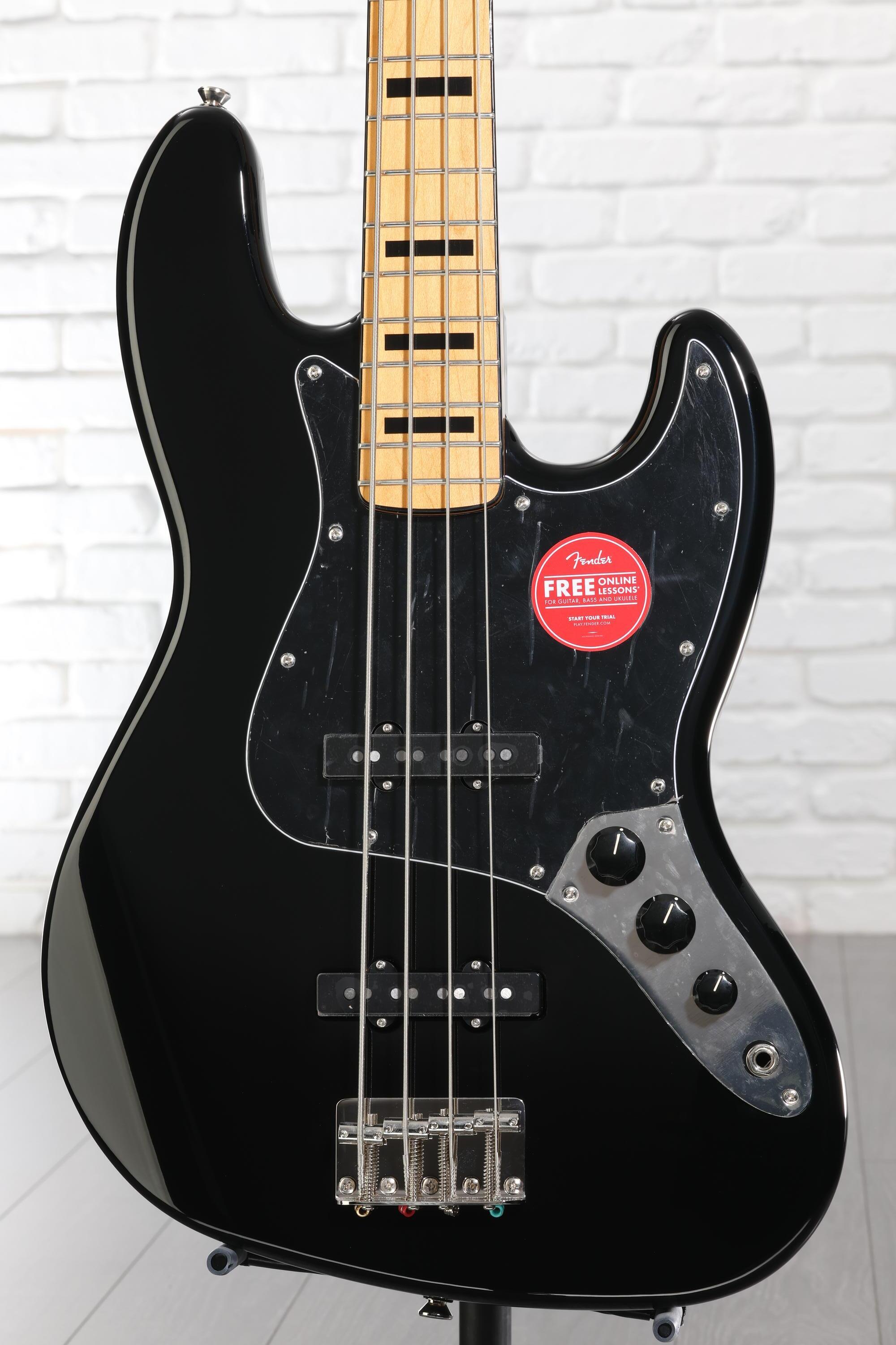 Squier Classic Vibe '70s Jazz Bass - Black | Sweetwater