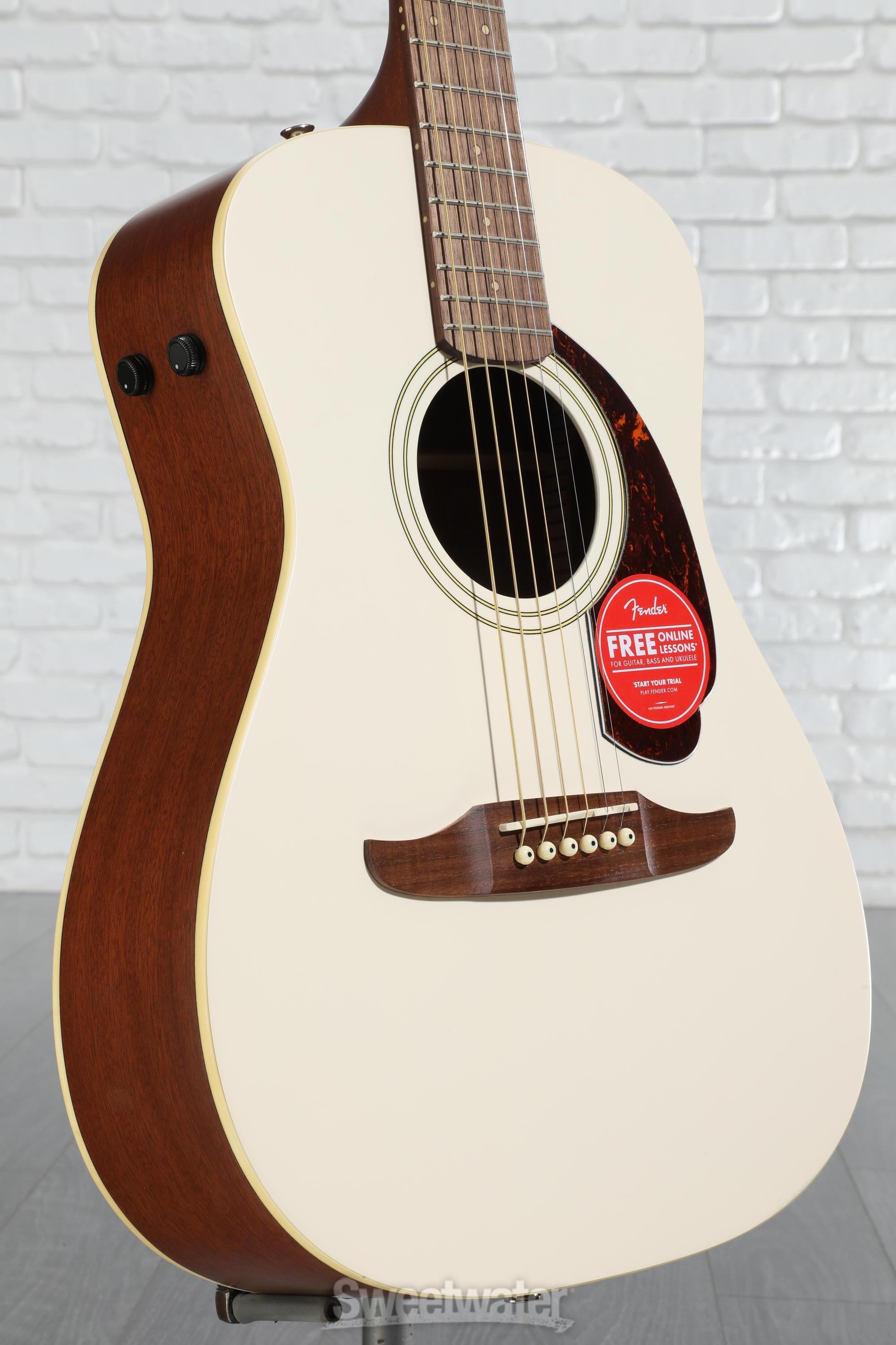 Fender Malibu Player Acoustic-electric Guitar - Olympic