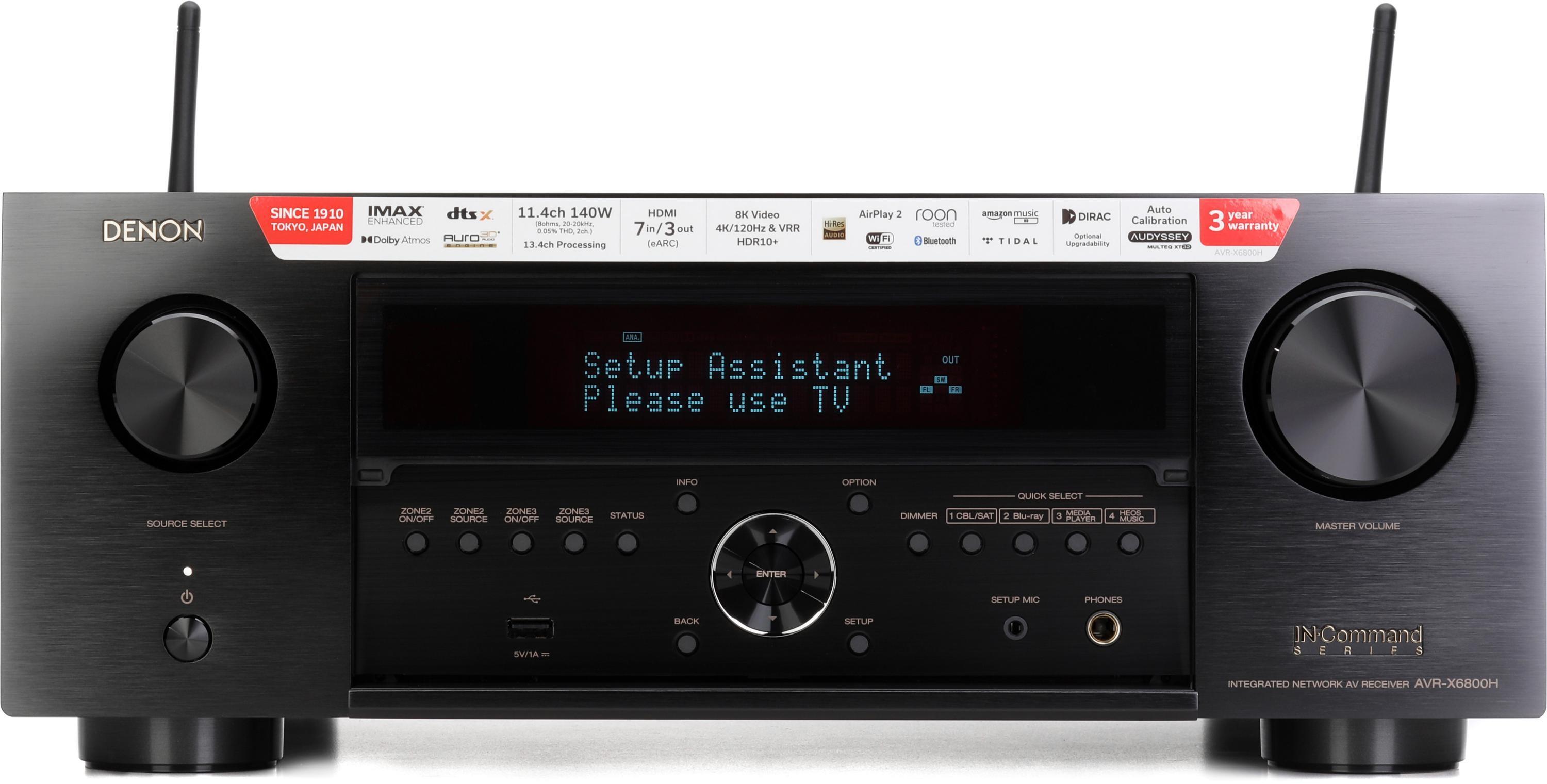 (2024年製) DENON AVR-X1800H Denon AVR-X1800H 7.2 ch. - Value Electronics
