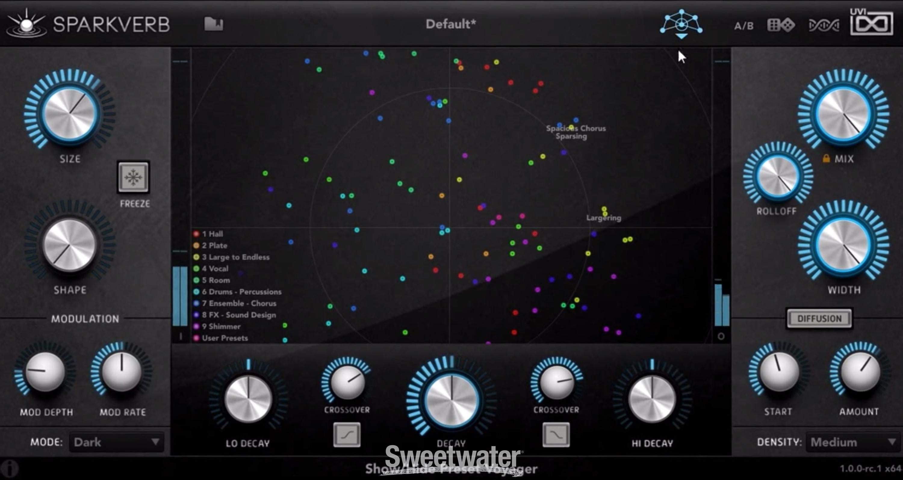 UVI Sparkverb Reverb Plug-in | Sweetwater