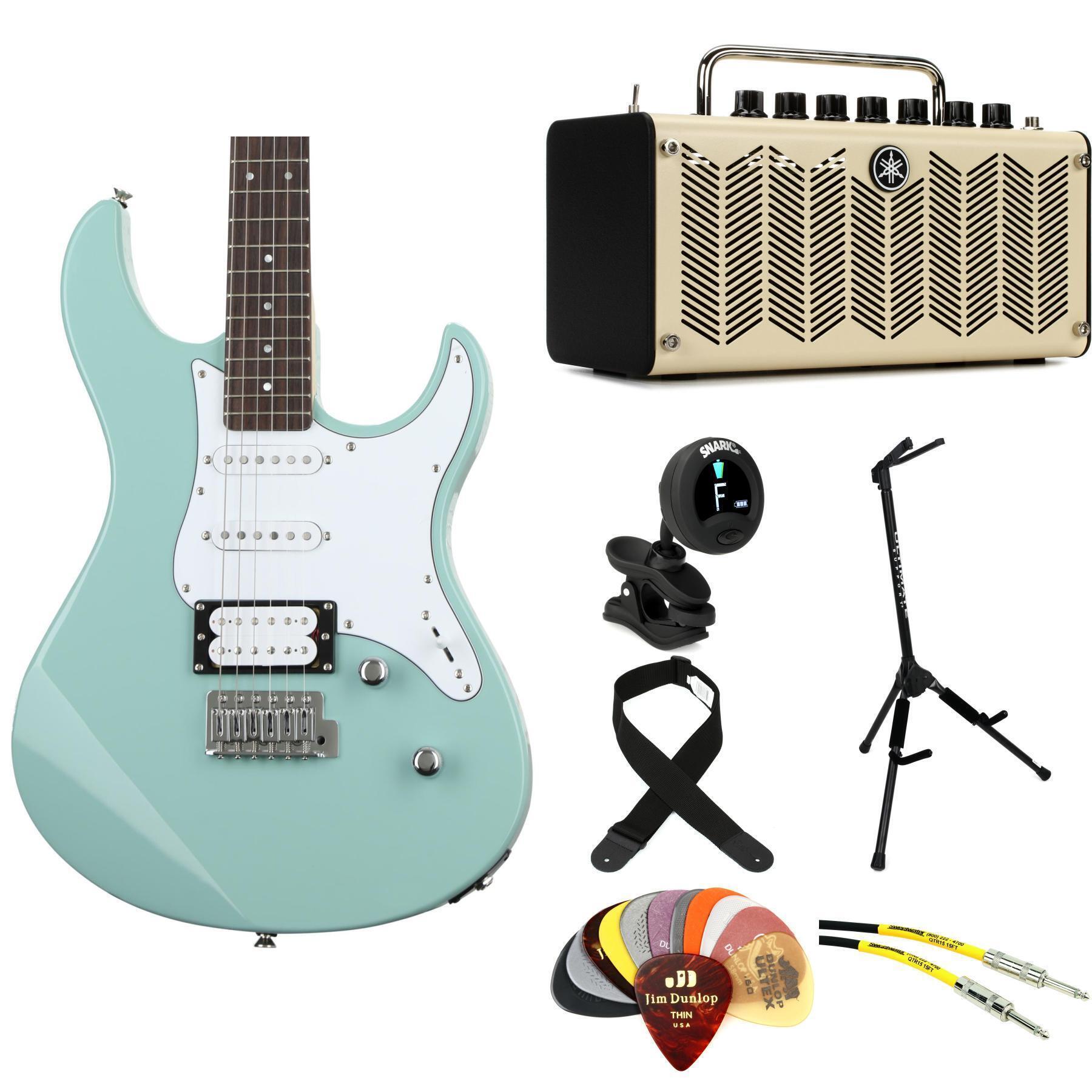 Yamaha PAC112V Pacifica and THR5 Amp Bundle - Sonic Blue