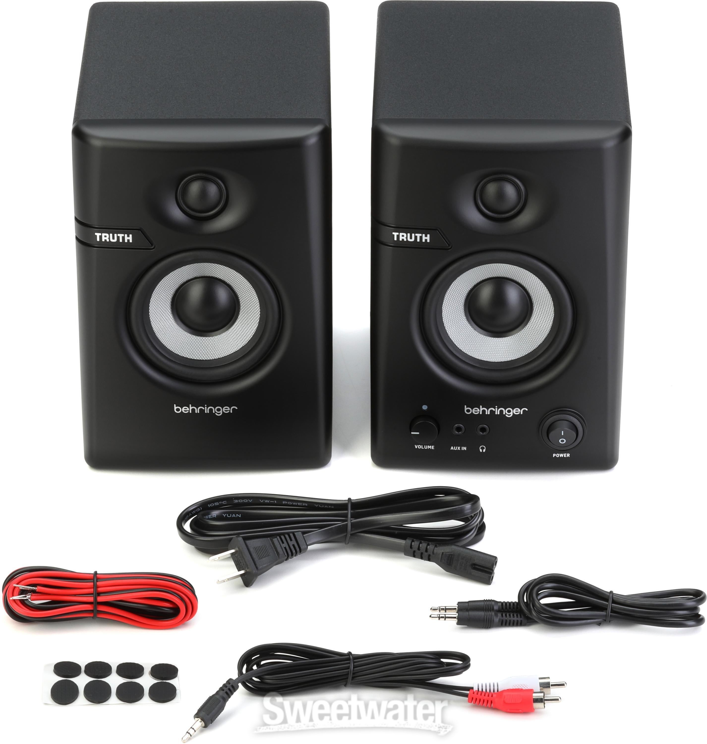 Behringer Truth 3.5-inch Powered Studio Monitor Pair with Bluetooth