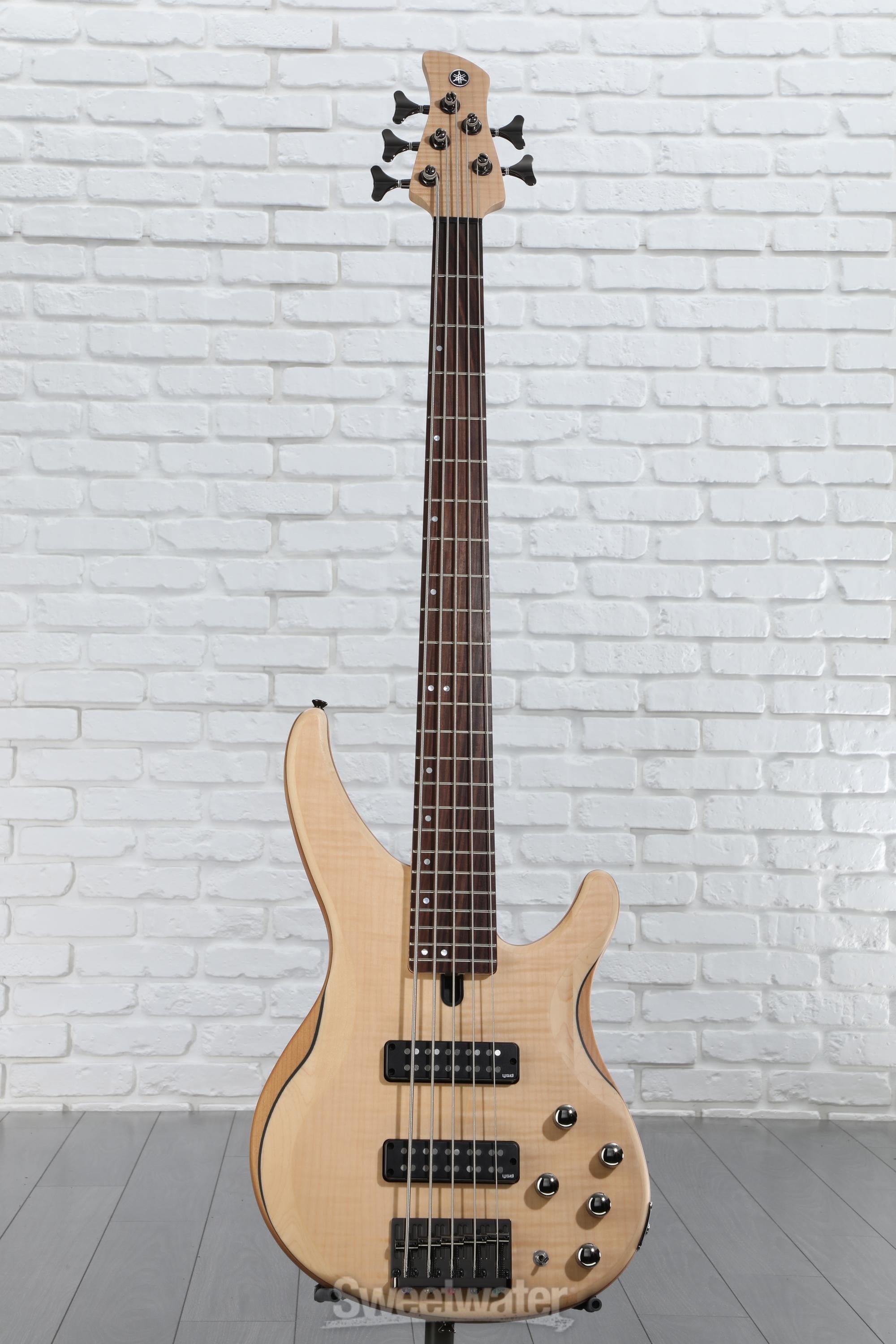 Yamaha TRBX605FM 5-string Bass Guitar - Natural Satin