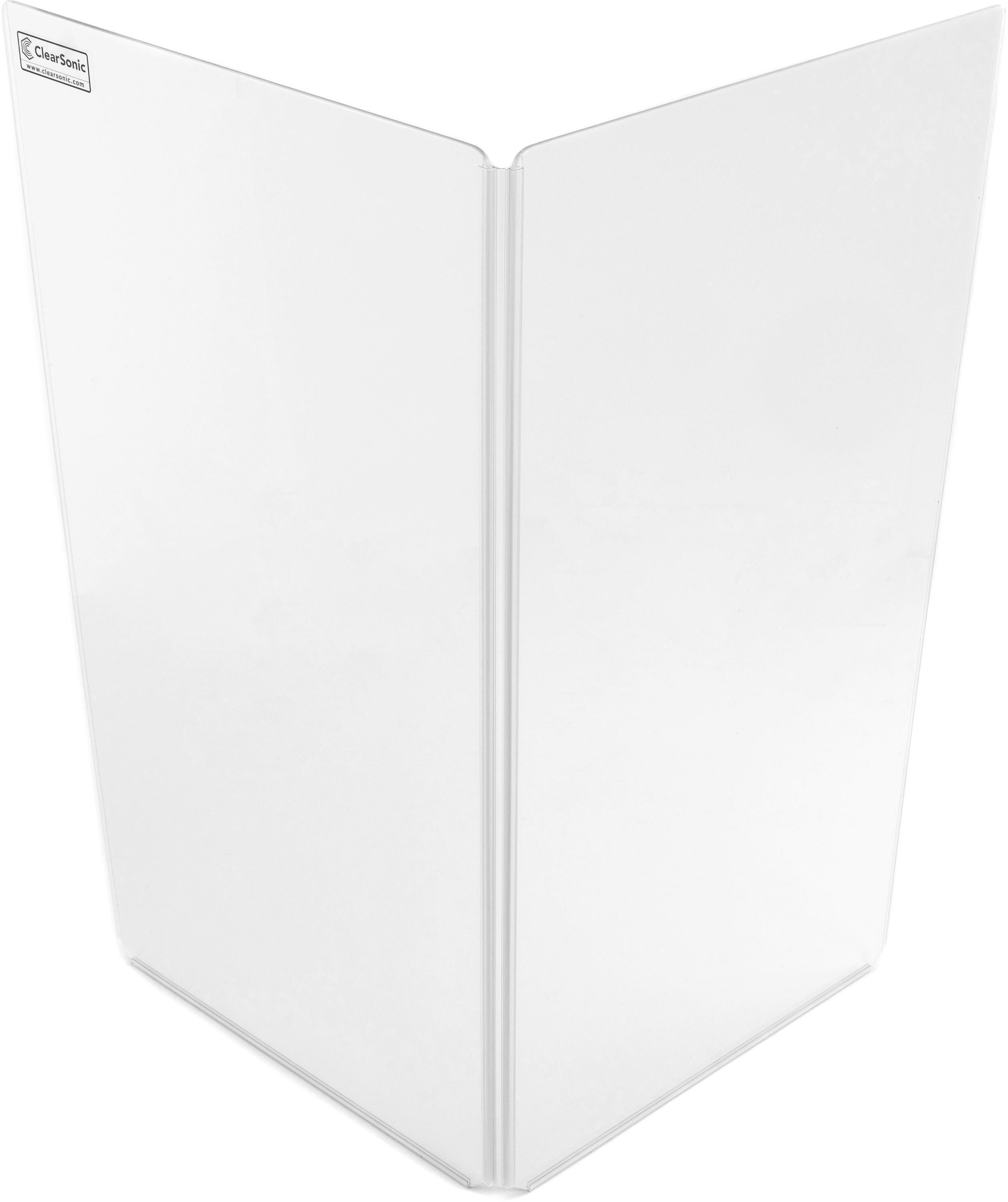 Photo of ClearSonic A2448x2 Acrylic Drum Shield - 2 Panels, 4-foot Height