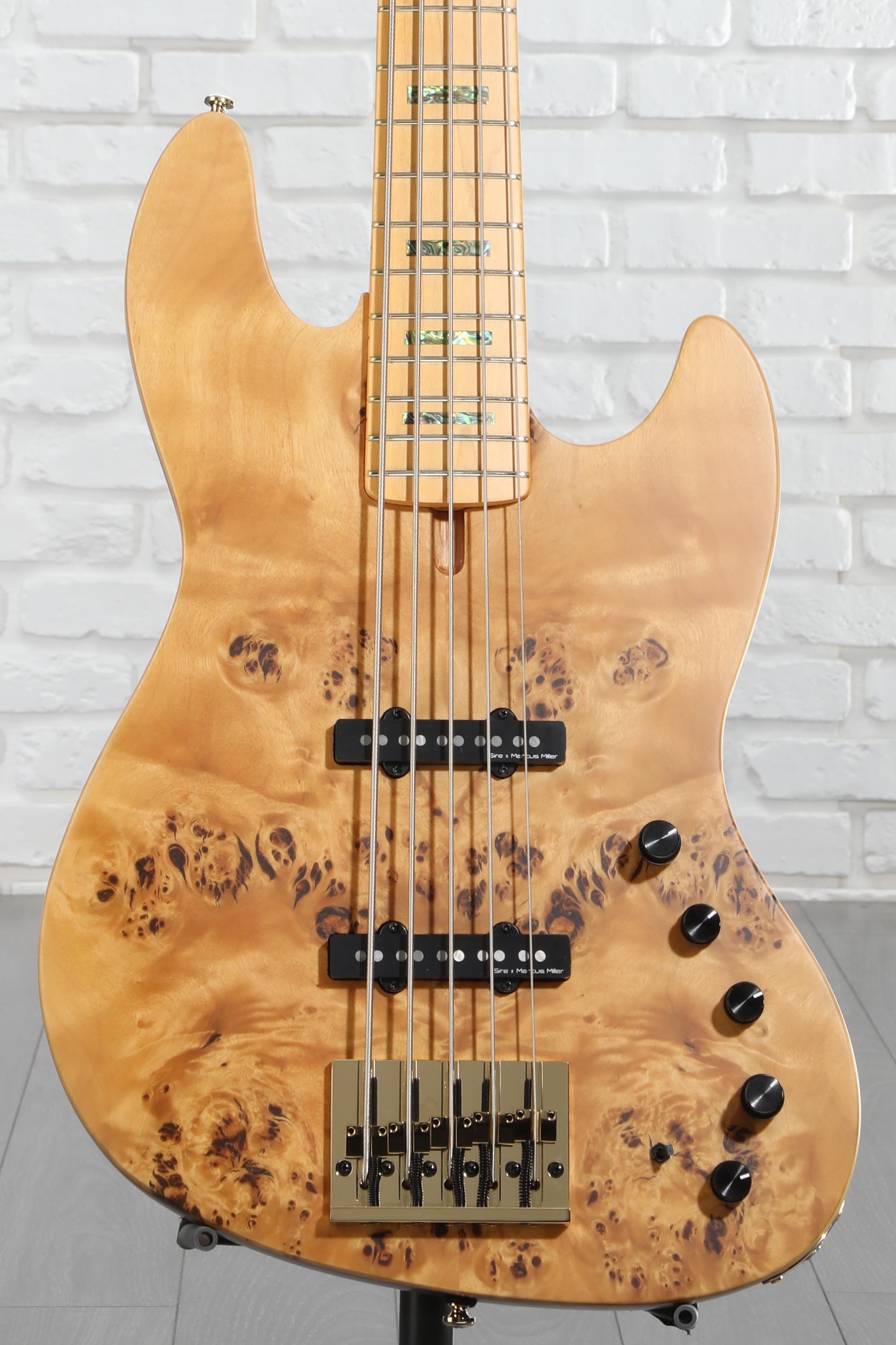 Sire Marcus Miller V10 5-string Bass Guitar - Natural Satin