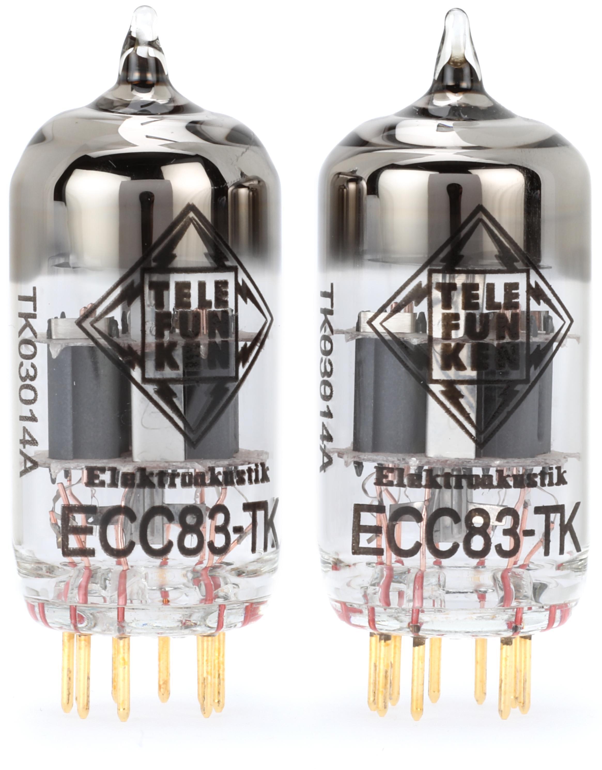 Telefunken E88CC-TK Black Diamond Series Preamp Tubes - Matched