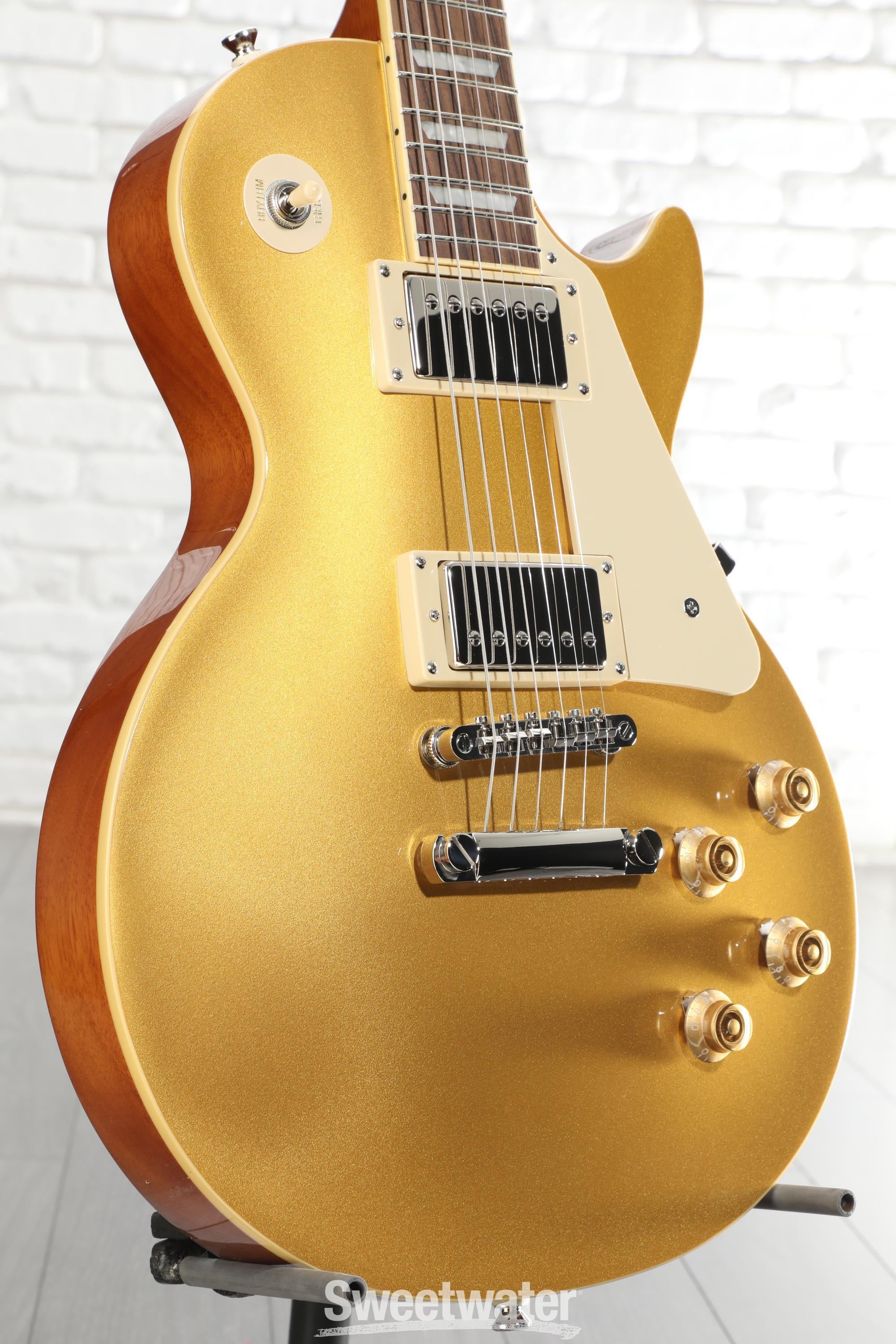 Epiphone Les Paul Standard '50s Electric Guitar - Goldtop | Sweetwater